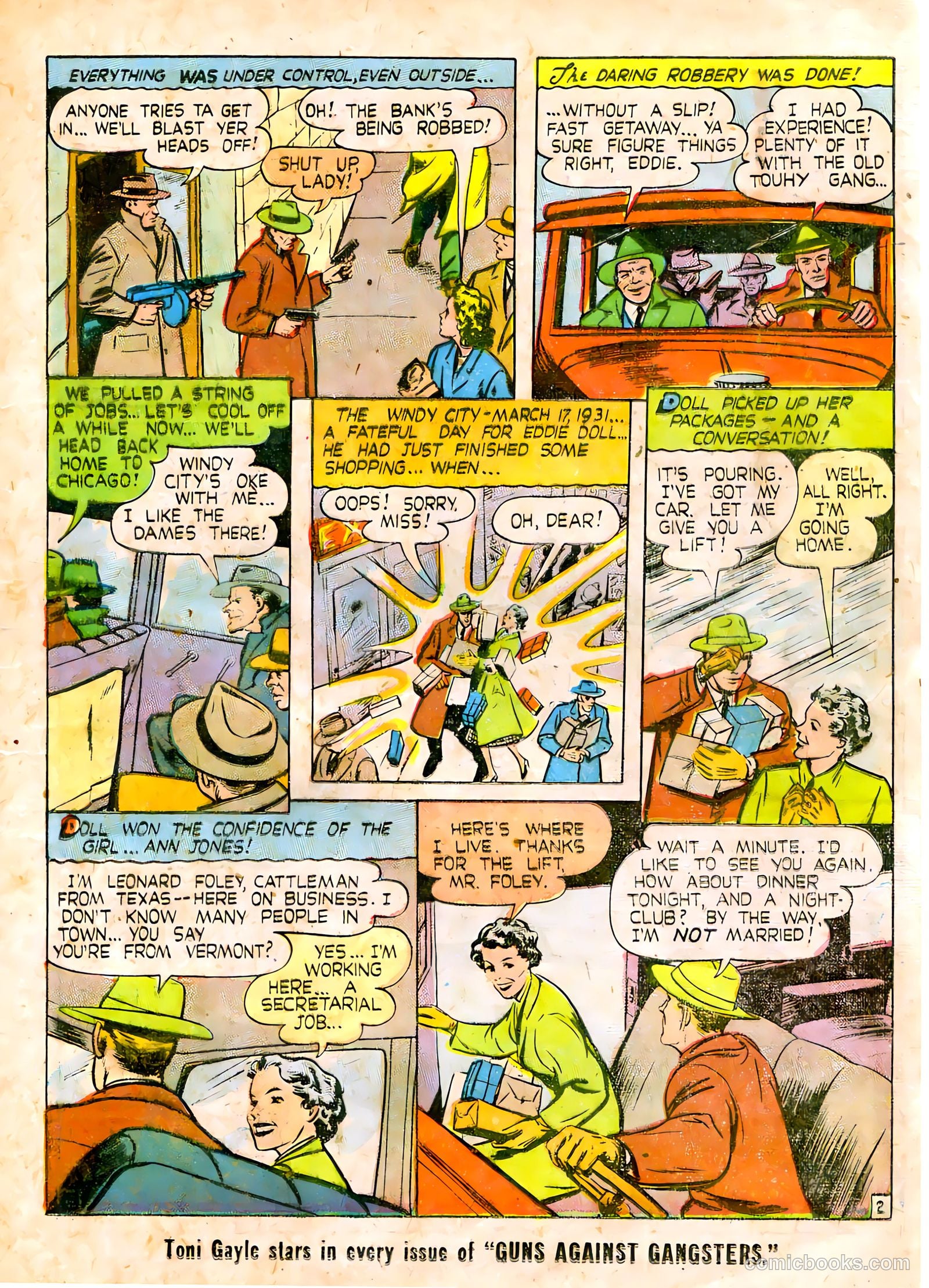 Guns Against Gangsters #2 (1948) — page 13 of 36