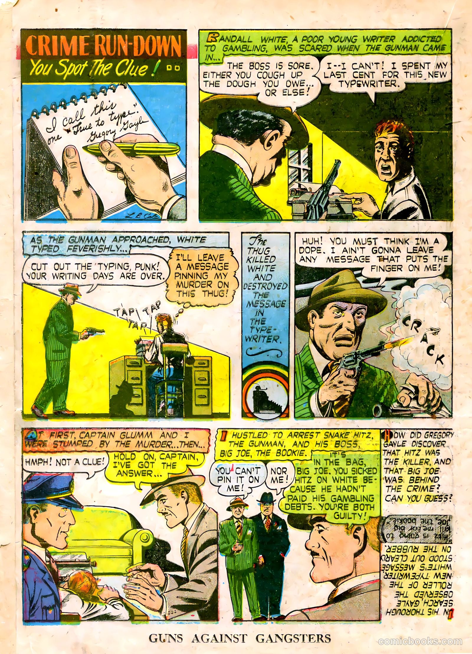 Guns Against Gangsters #2 (1948) — page 18 of 36