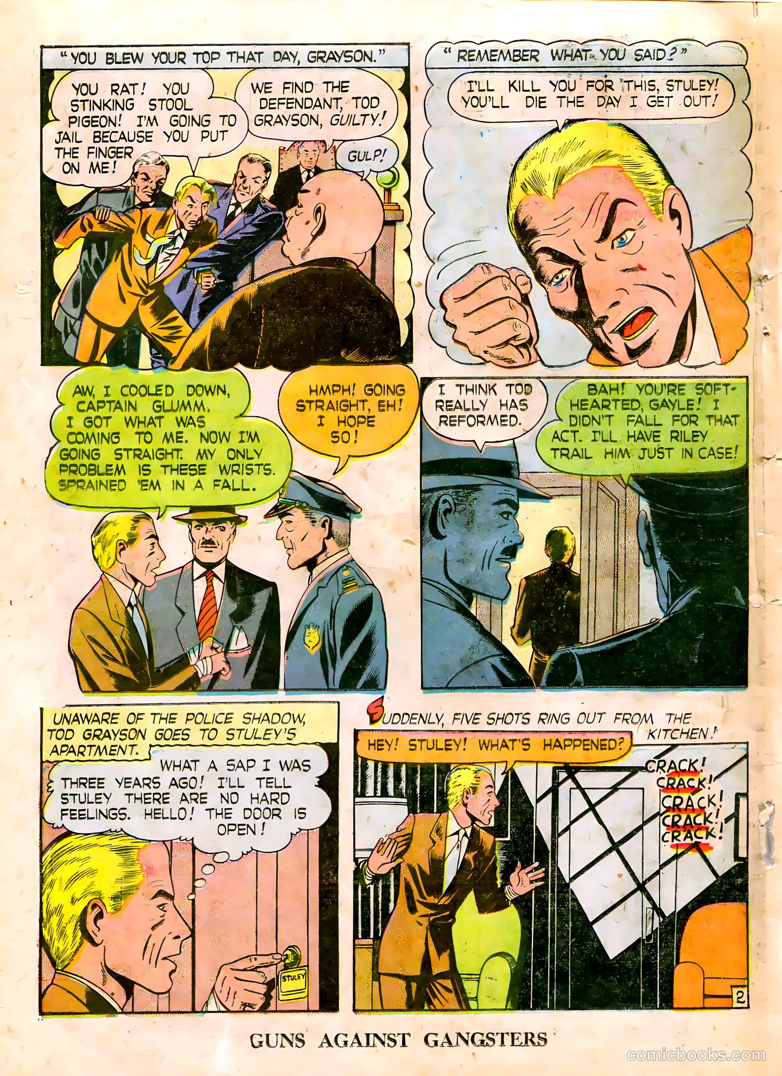 Guns Against Gangsters #2 (1948) — page 22 of 36