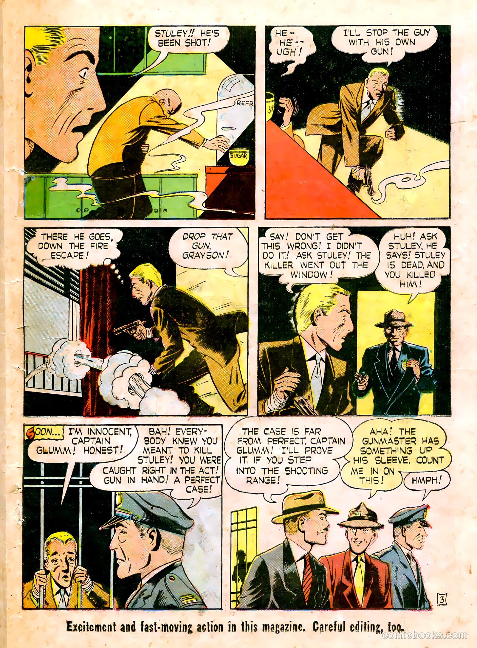 Guns Against Gangsters #2 (1948) — page 23 of 36