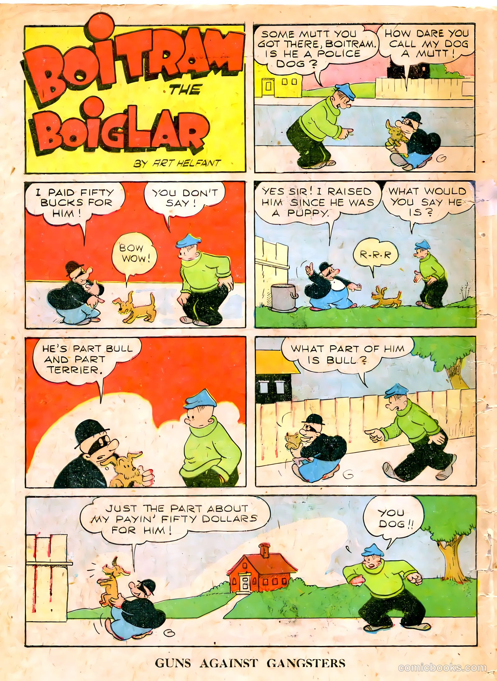 Guns Against Gangsters #2 (1948) — page 32 of 36
