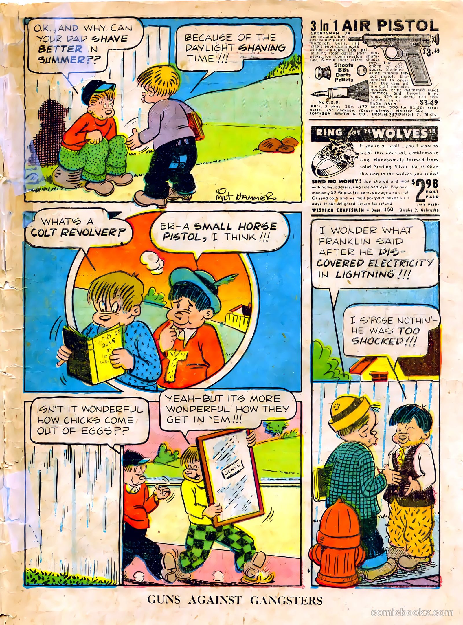 Guns Against Gangsters #2 (1948) — page 33 of 36