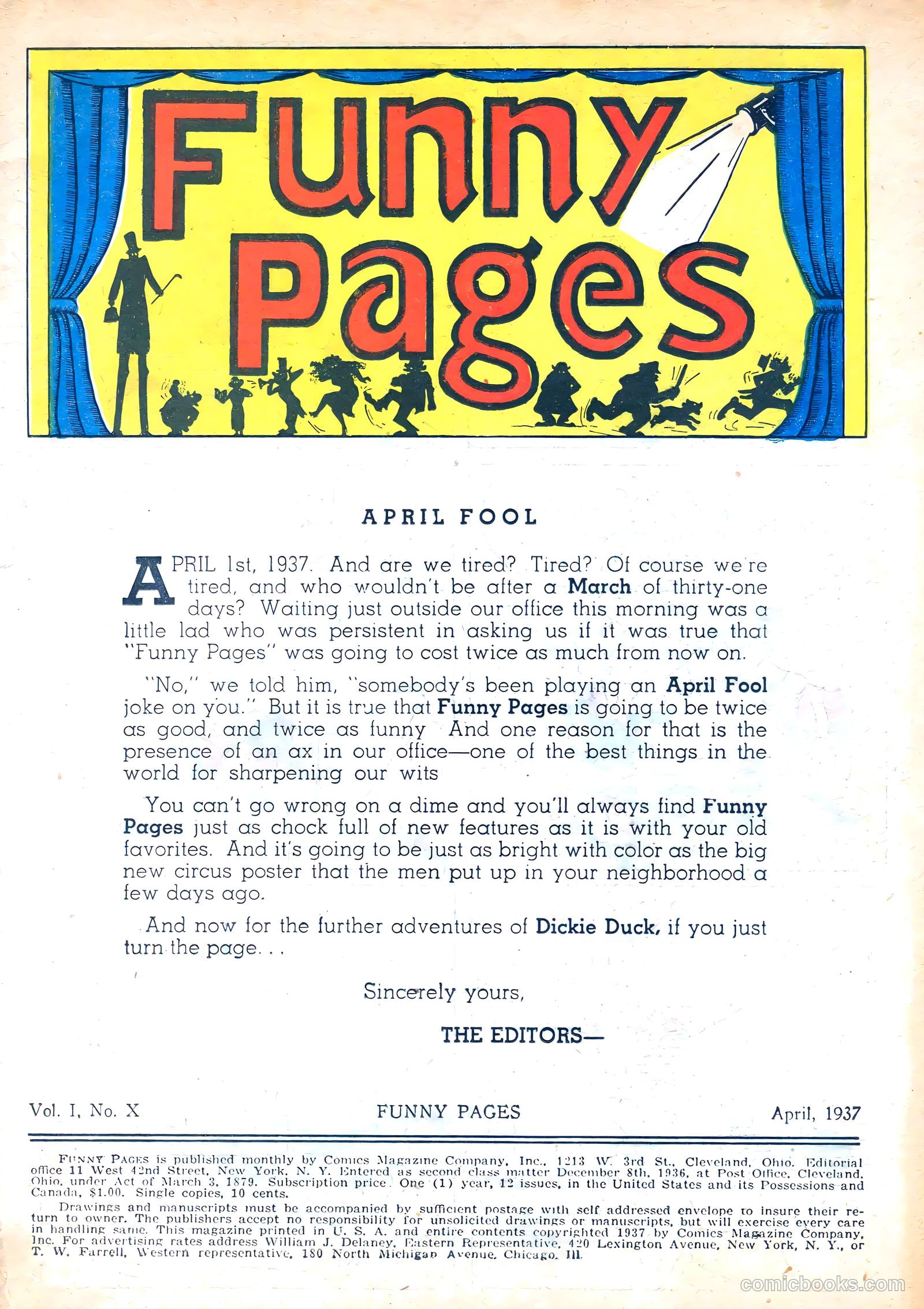 Funny Pages v1 #10 — page 3 of 69