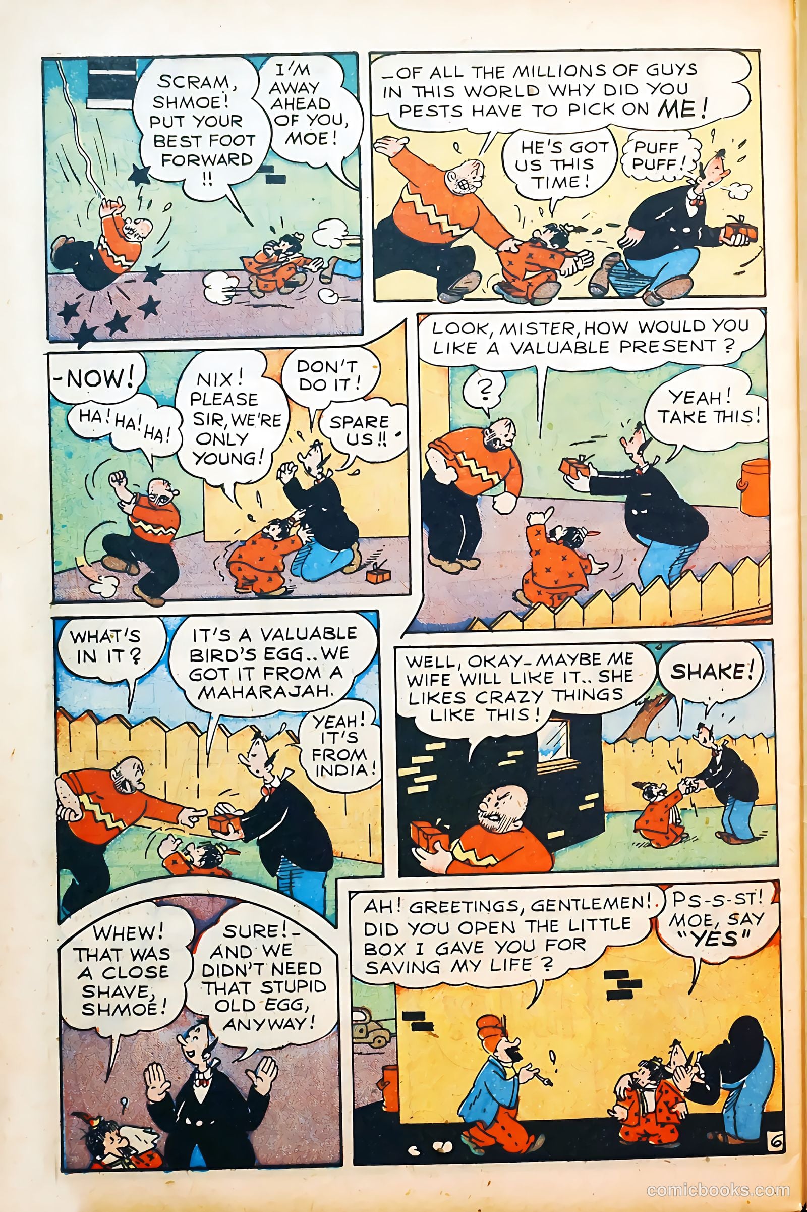 Moe and Shmoe Comics #1 — page 32 of 36