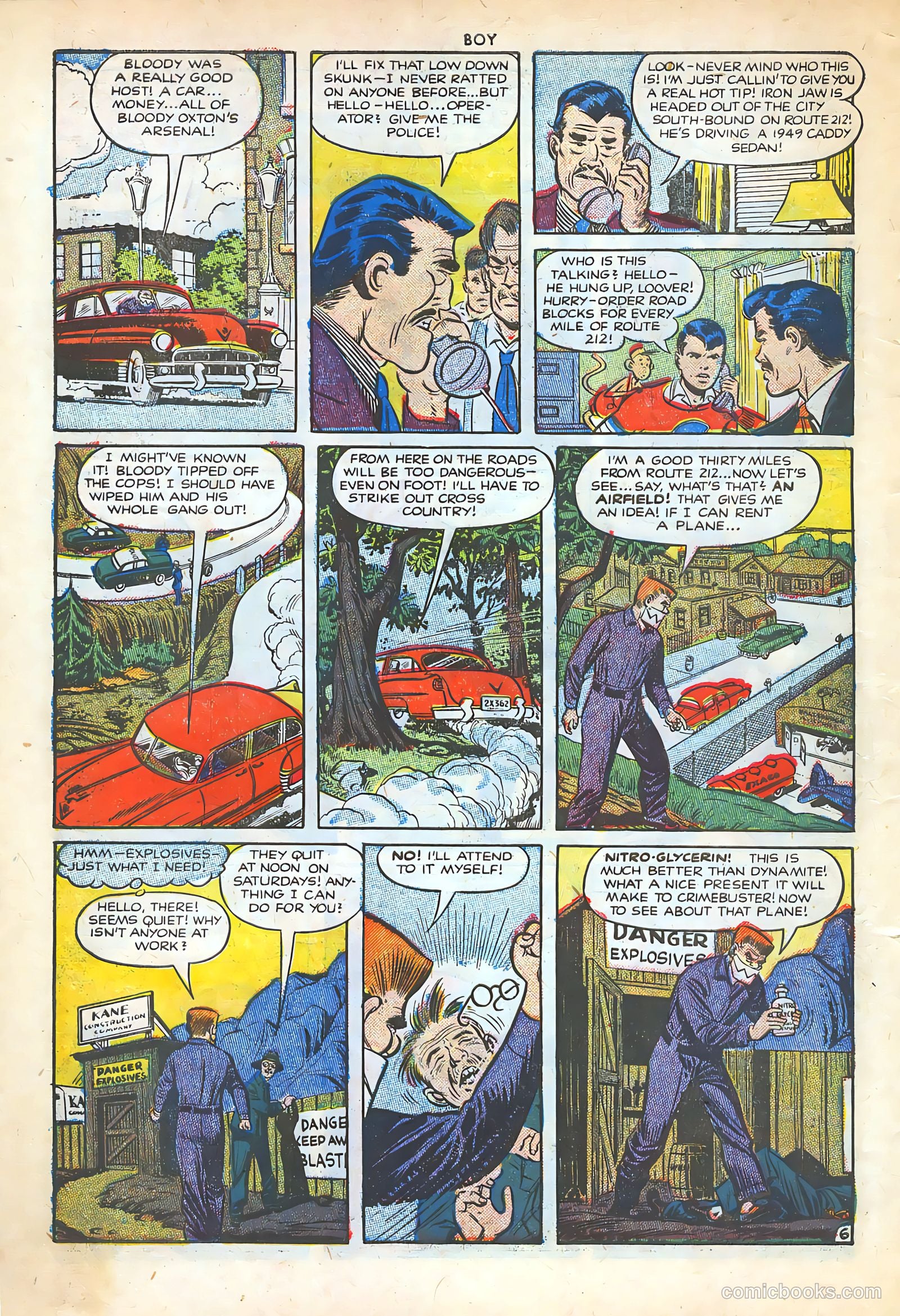 Boy Comics #74 (1950) — page 8 of 36