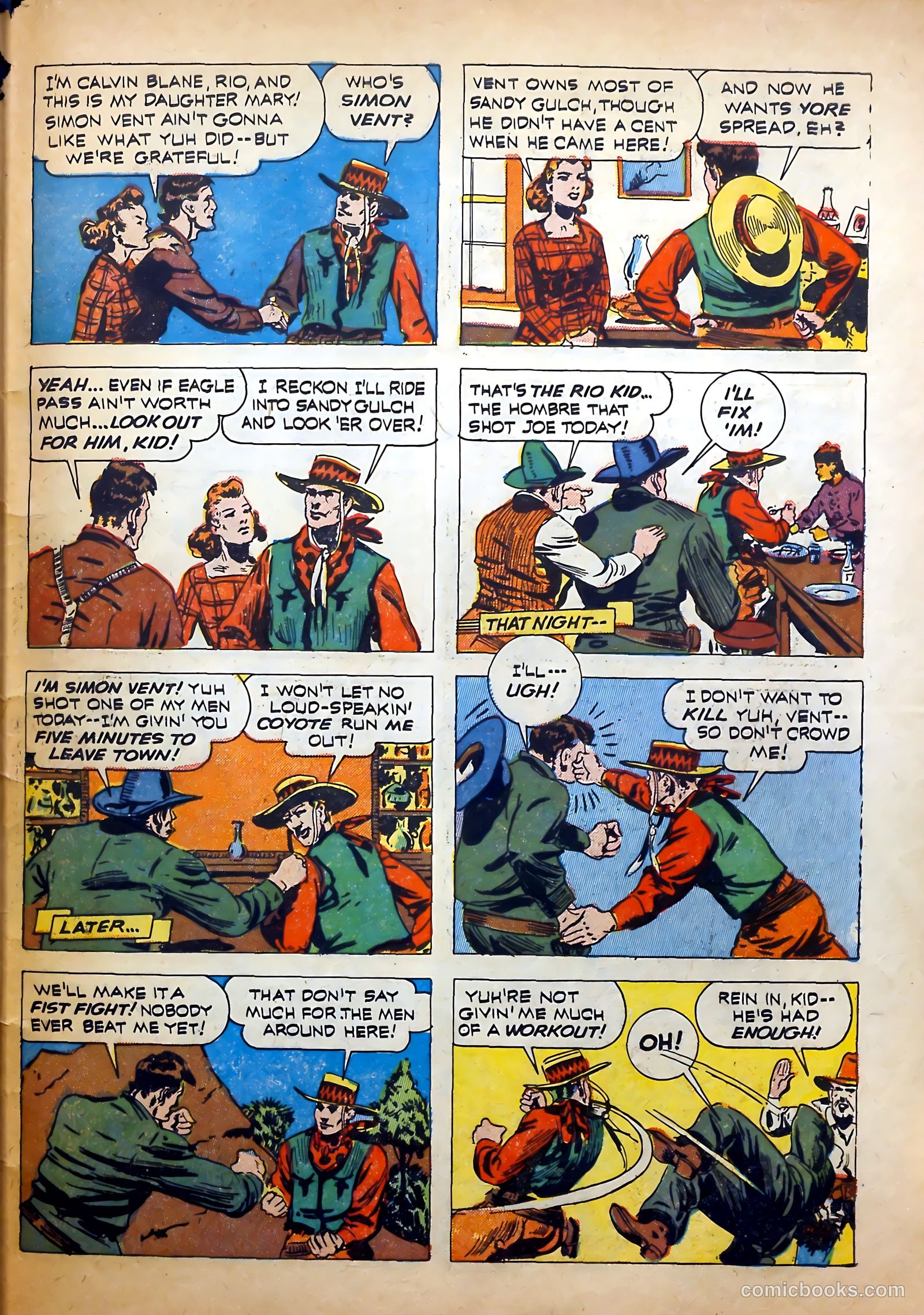 Thrilling Comics #29 (1940) — page 63 of 68
