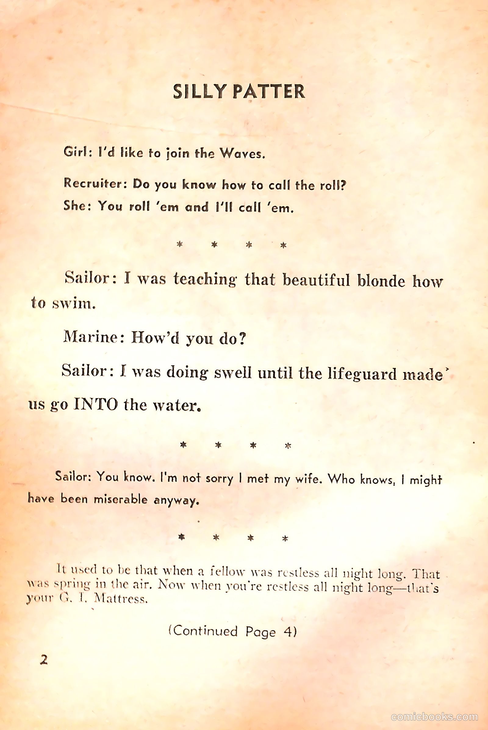 Howl #nn (1944) — page 4 of 100