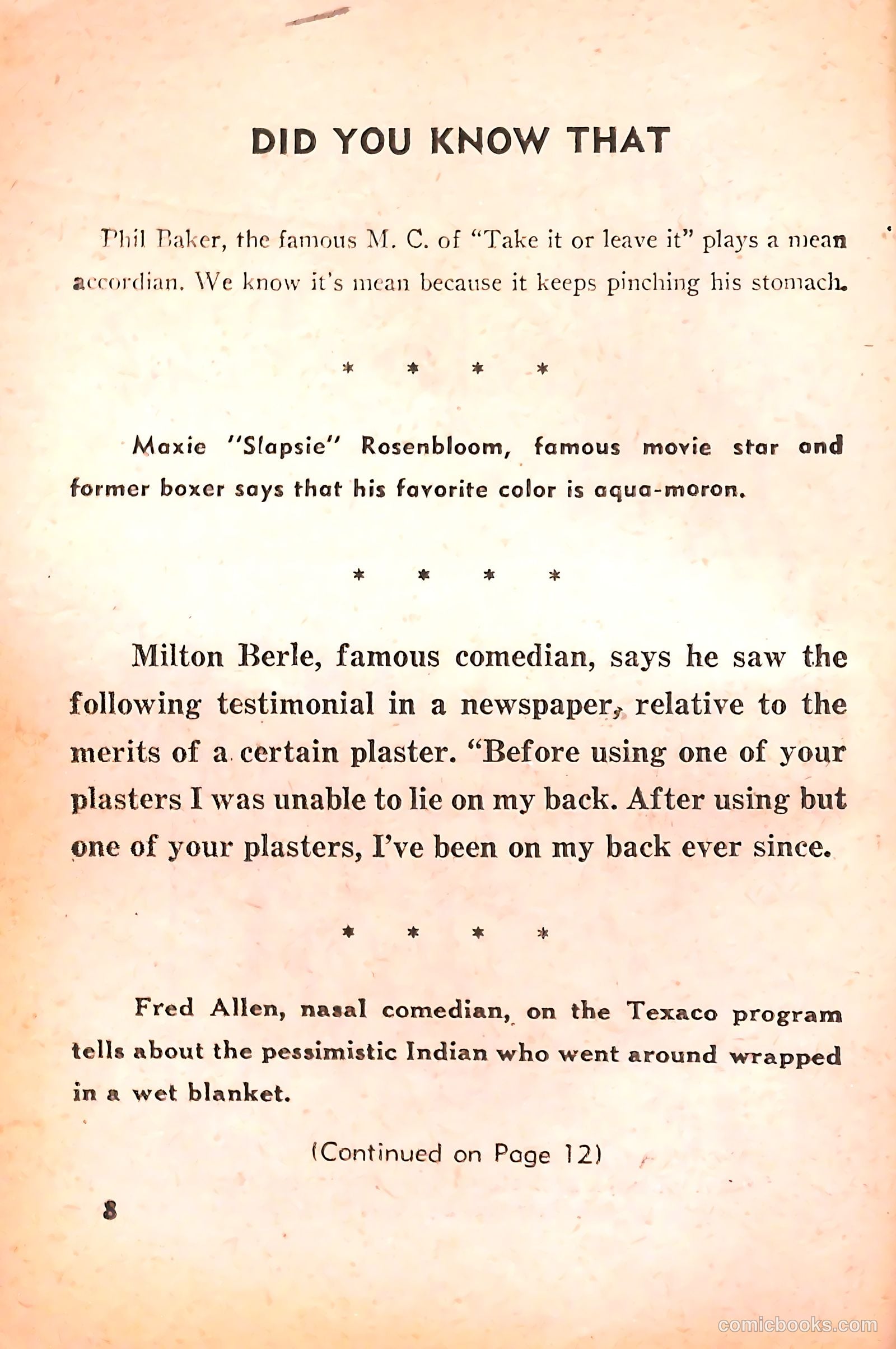 Howl #nn (1944) — page 10 of 100