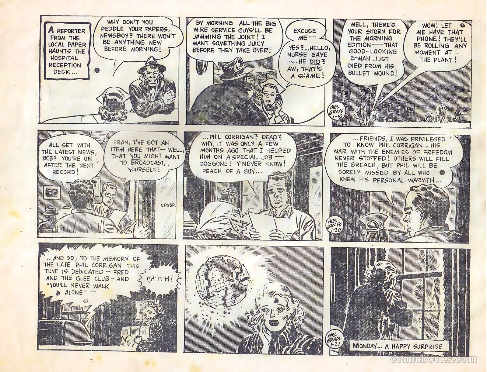 Secret Agent X-9 #20 (1990) — page 17 of 18