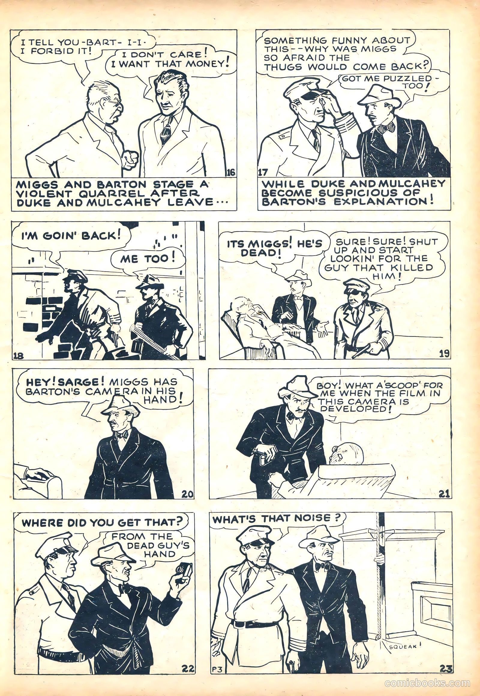Keen Detective Funnies 5 v2 #1 — page 33 of 52