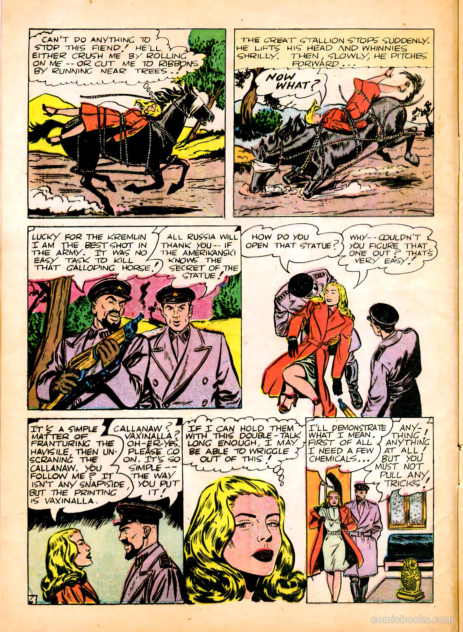 Undercover Girl #6 (1949) — page 8 of 36