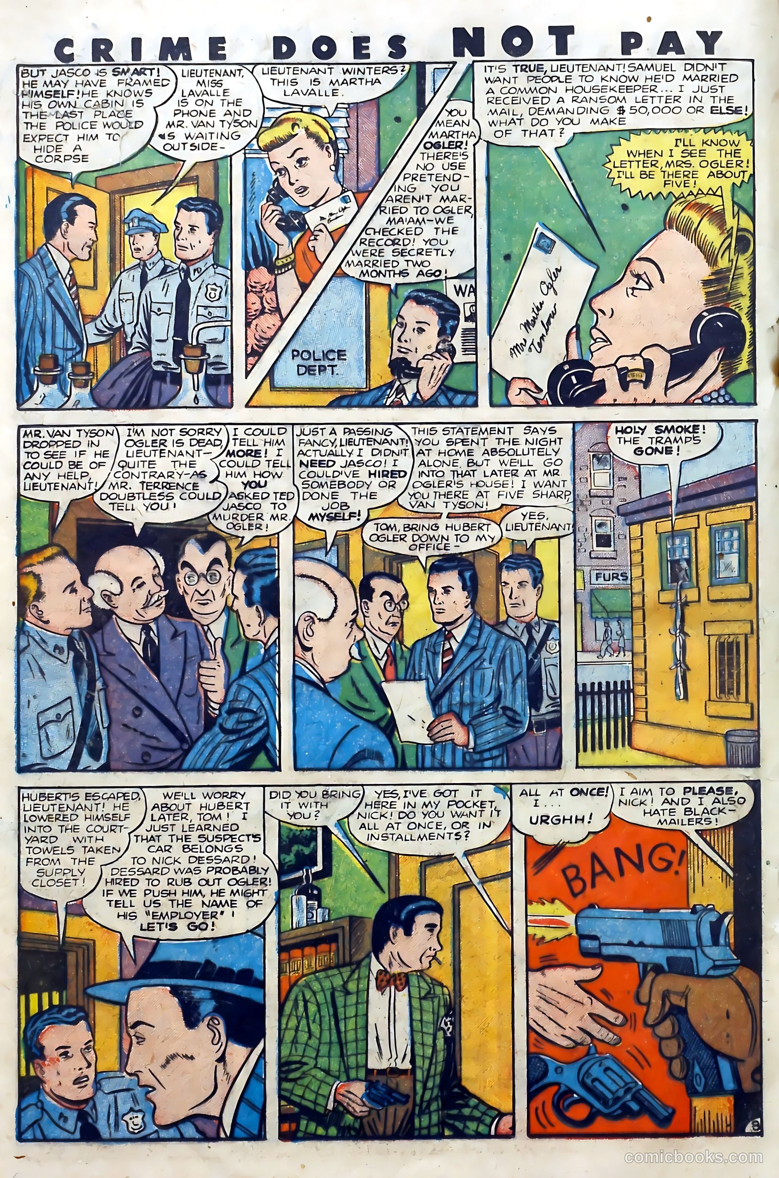 Crime Does Not Pay #75 (1942) — page 32 of 52