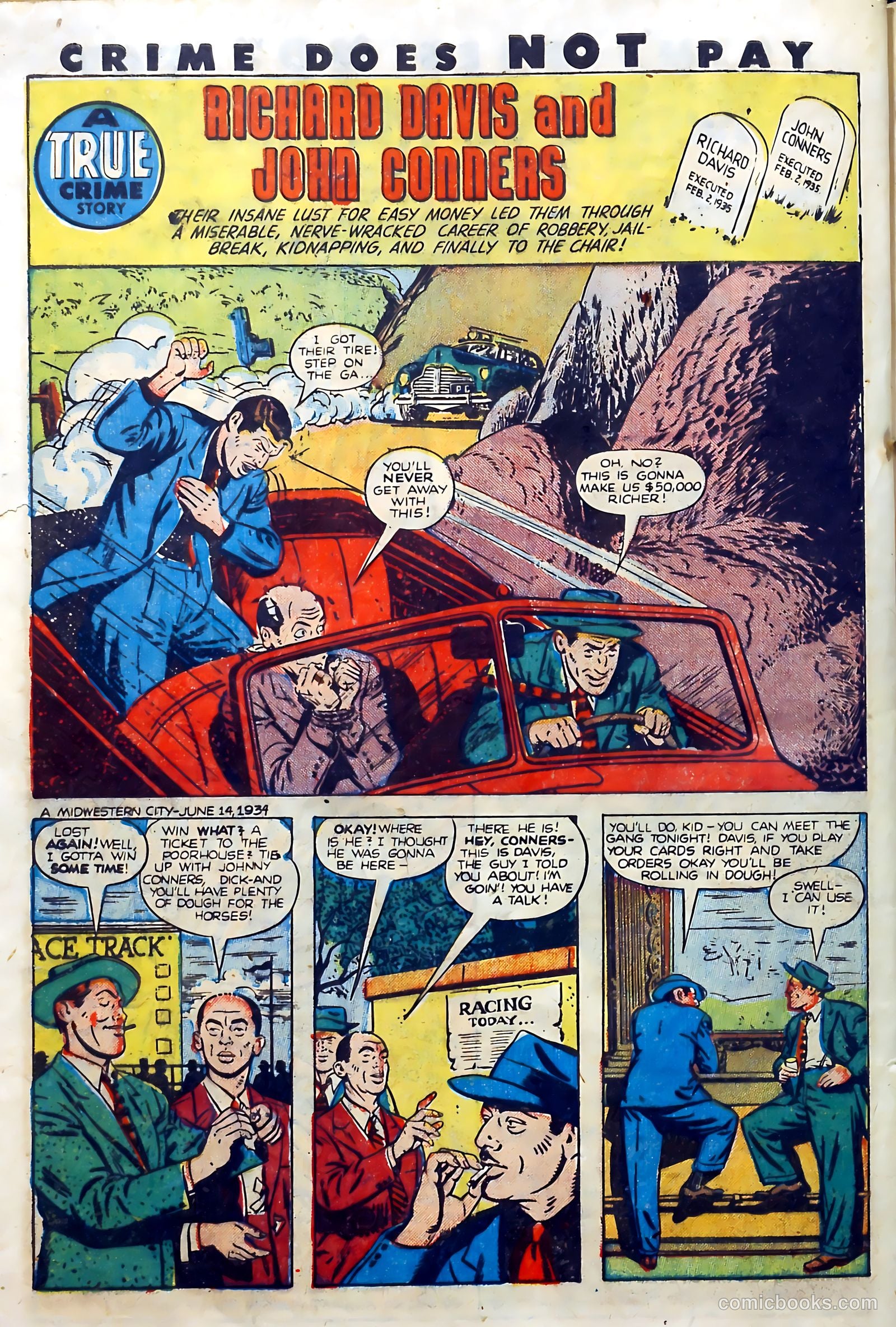 Crime Does Not Pay #75 (1942) — page 40 of 52