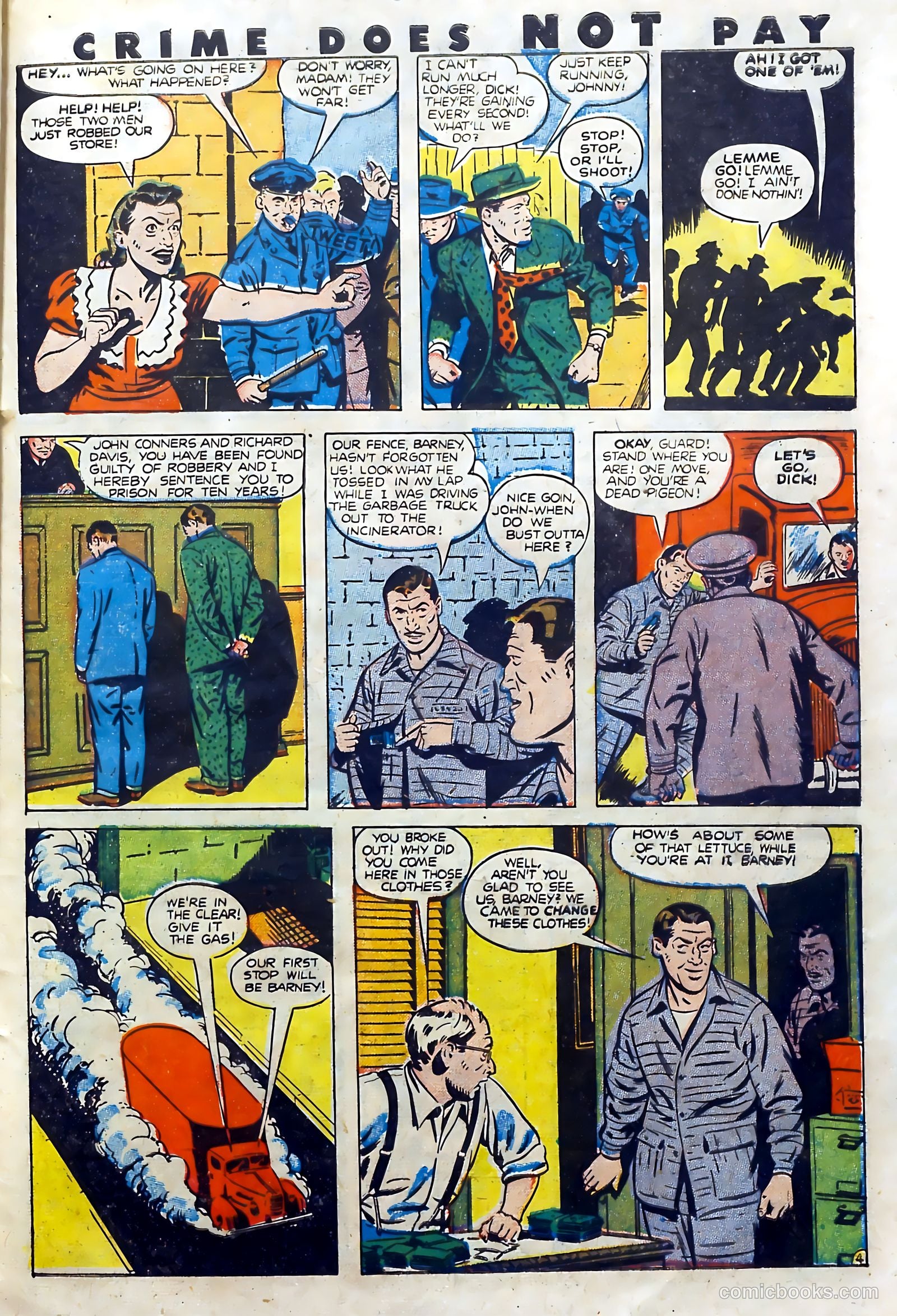 Crime Does Not Pay #75 (1942) — page 43 of 52