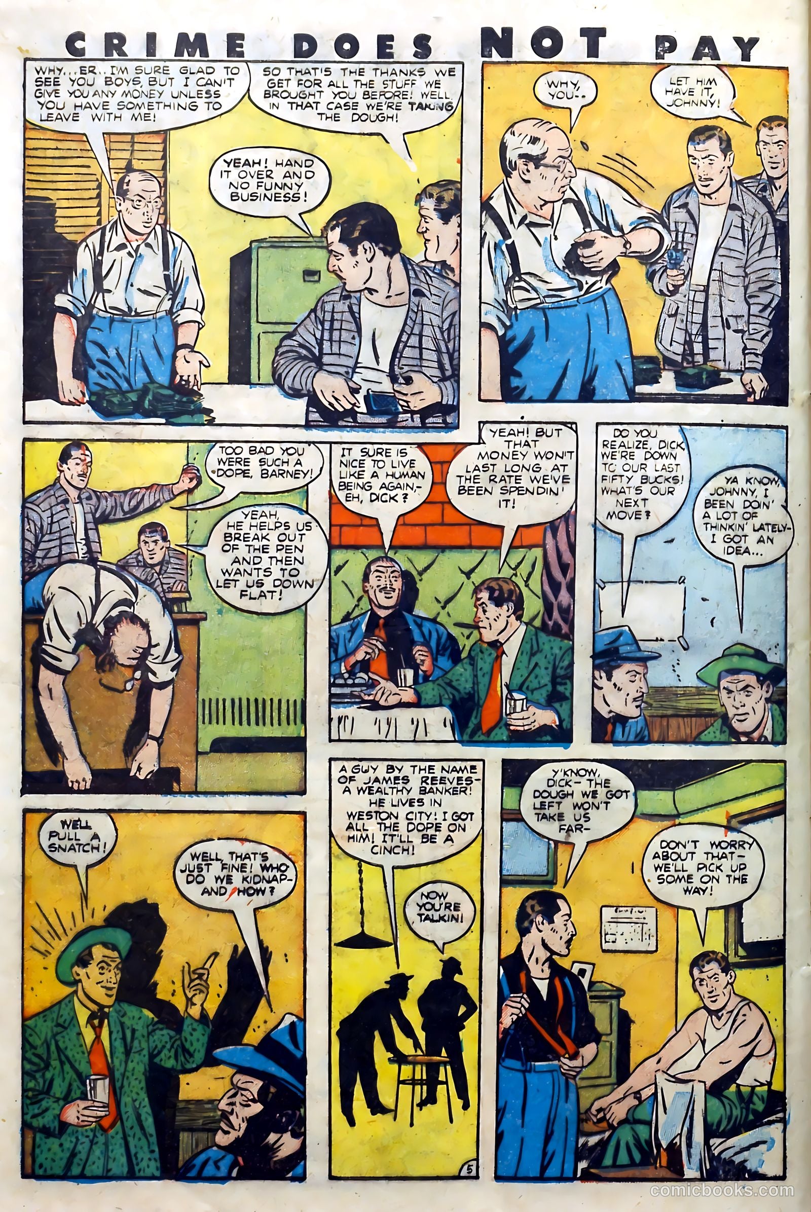 Crime Does Not Pay #75 (1942) — page 44 of 52