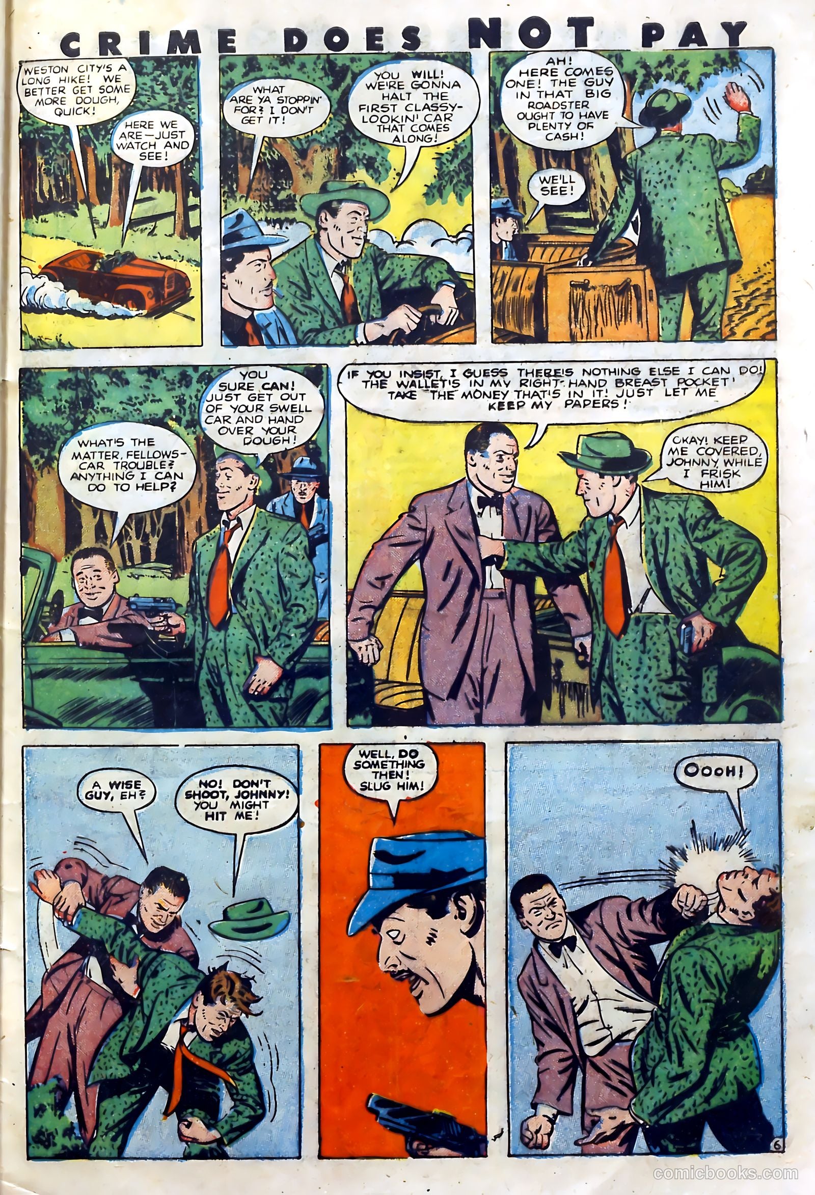 Crime Does Not Pay #75 (1942) — page 45 of 52