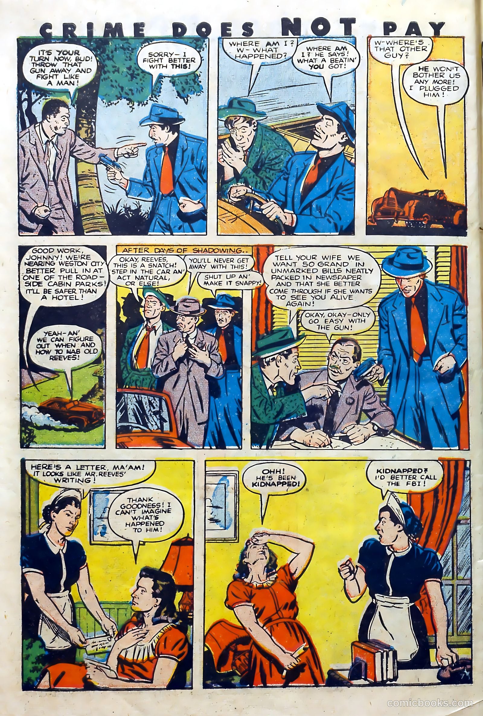 Crime Does Not Pay #75 (1942) — page 46 of 52