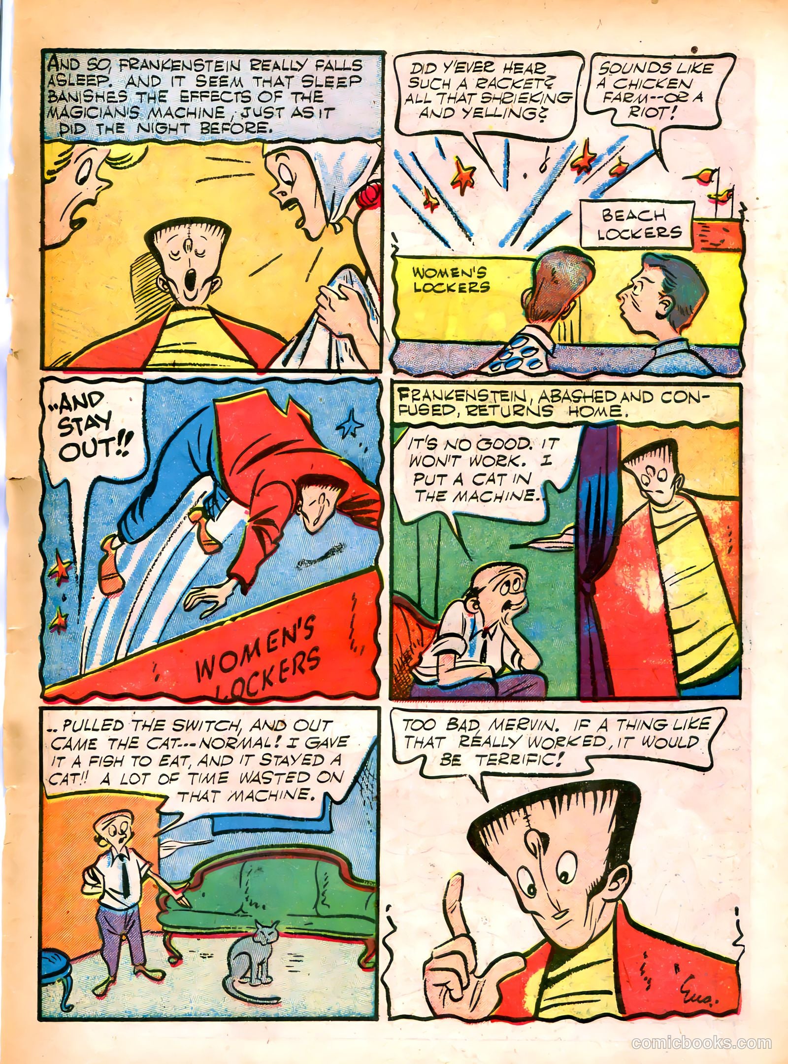 Frankenstein #17 (1945) — page 36 of 53