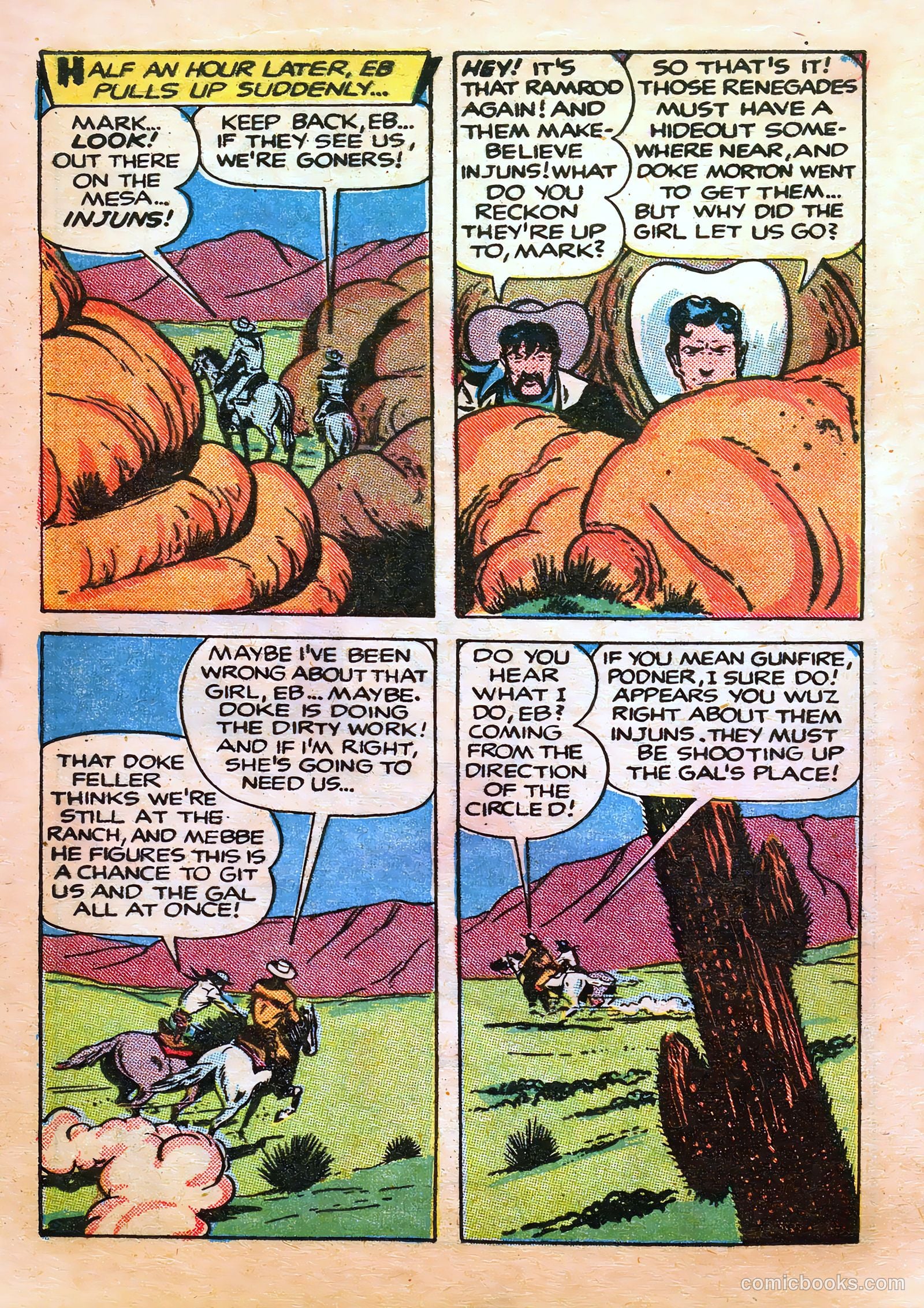 Midget Comics 1 - Fighting Indian Stories #1 — page 32 of 68