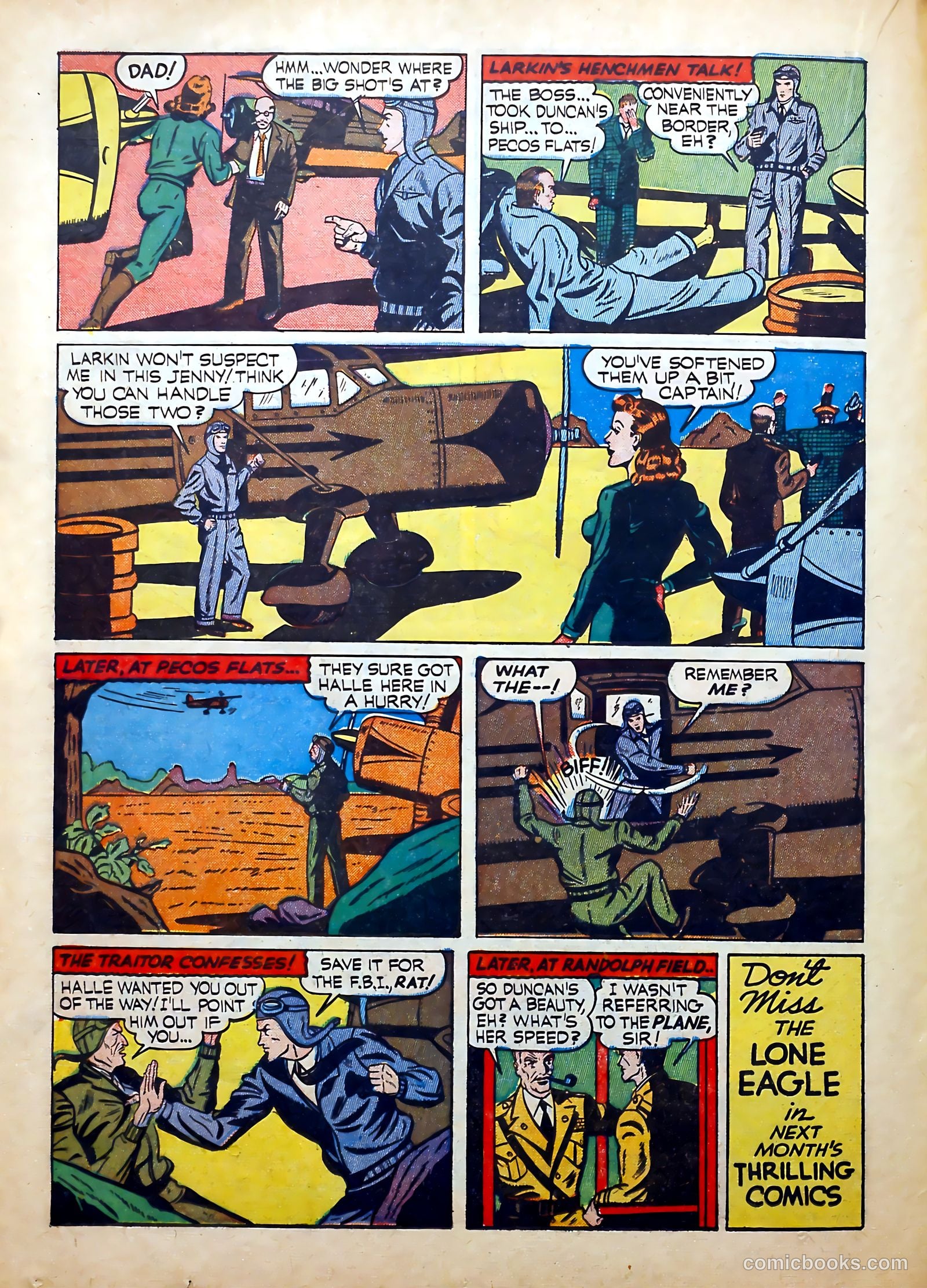 Thrilling Comics #16 (1940) — page 40 of 68