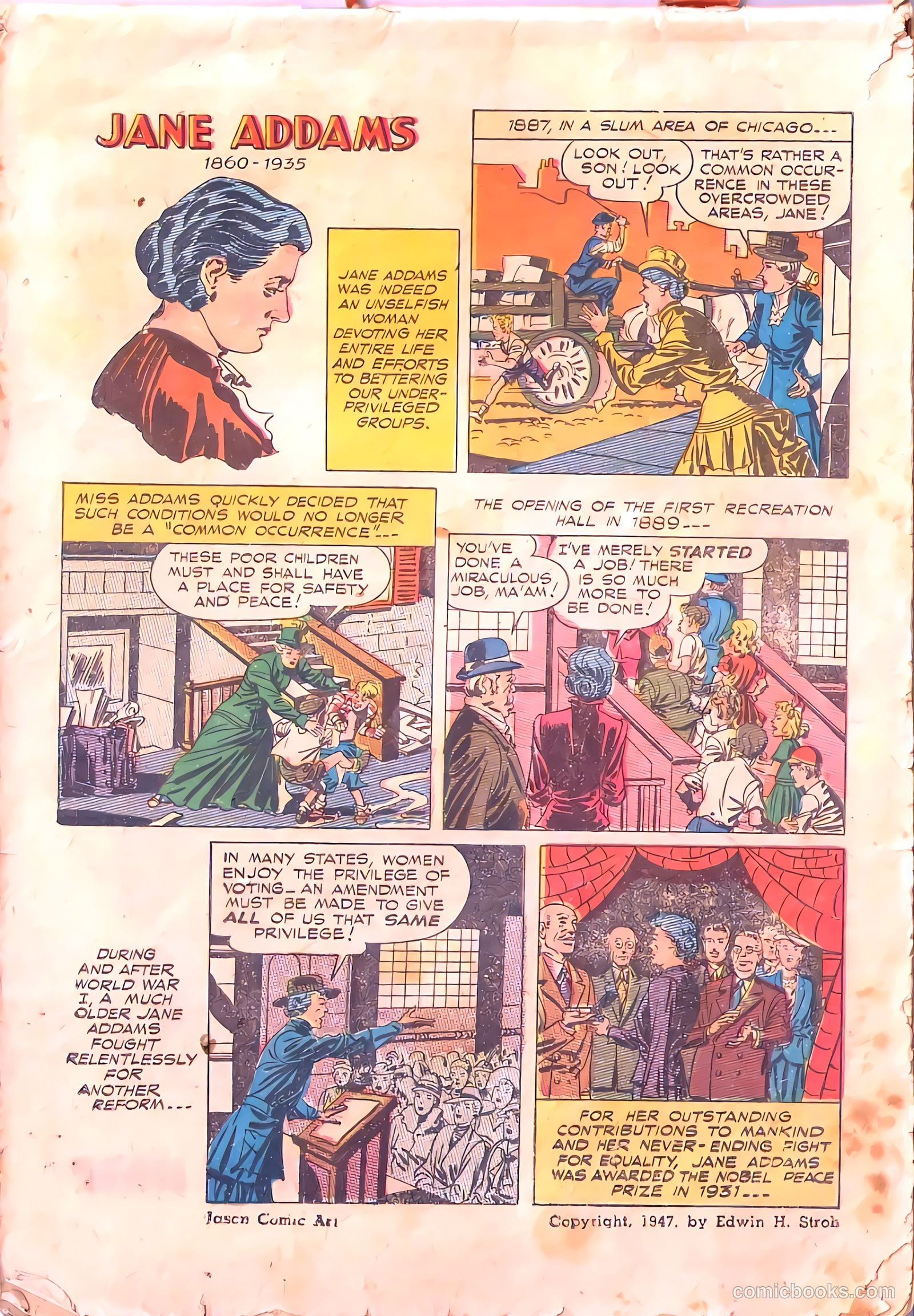 48 Famous Americans #1 (1947) — page 3 of 52