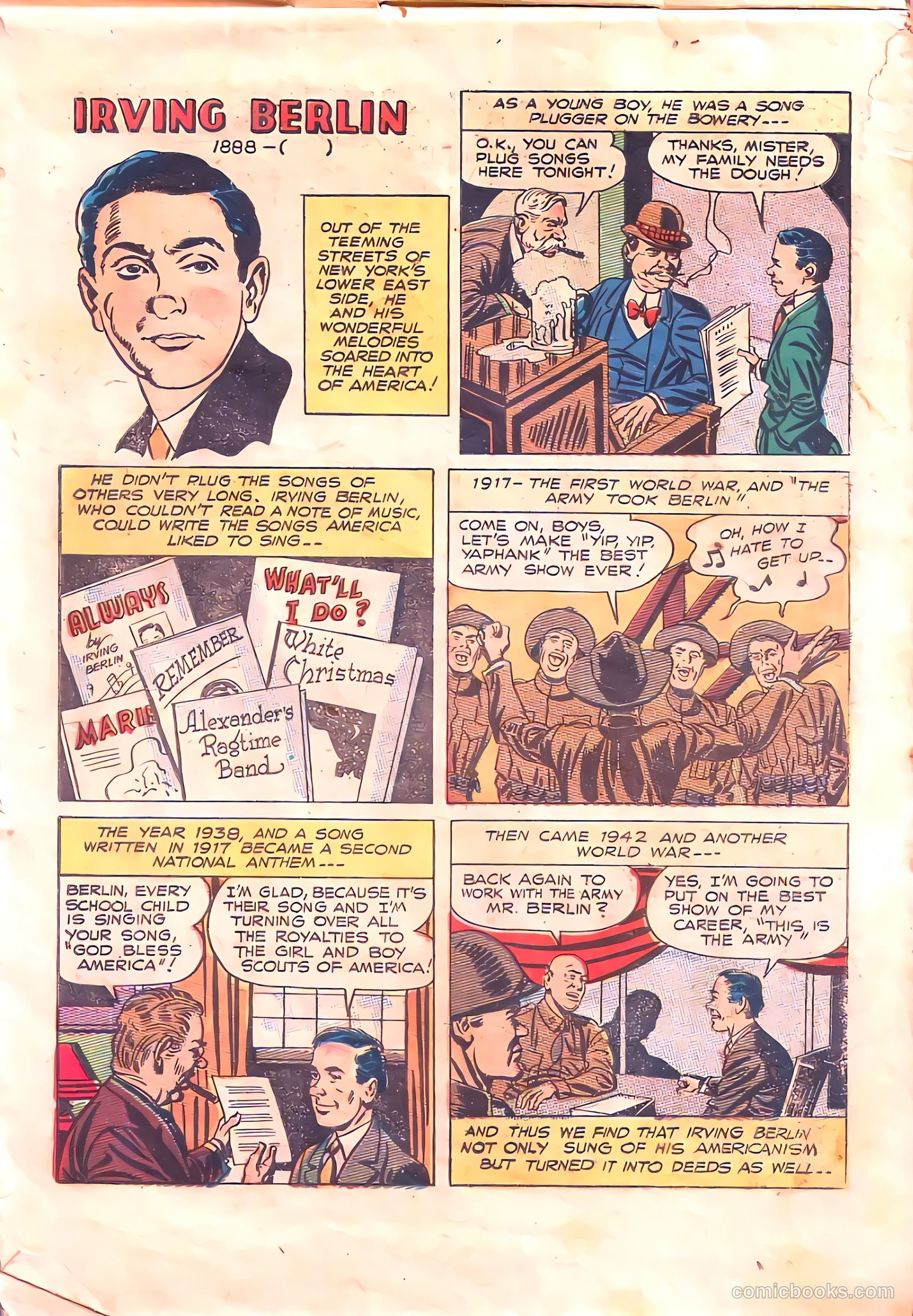 48 Famous Americans #1 (1947) — page 7 of 52