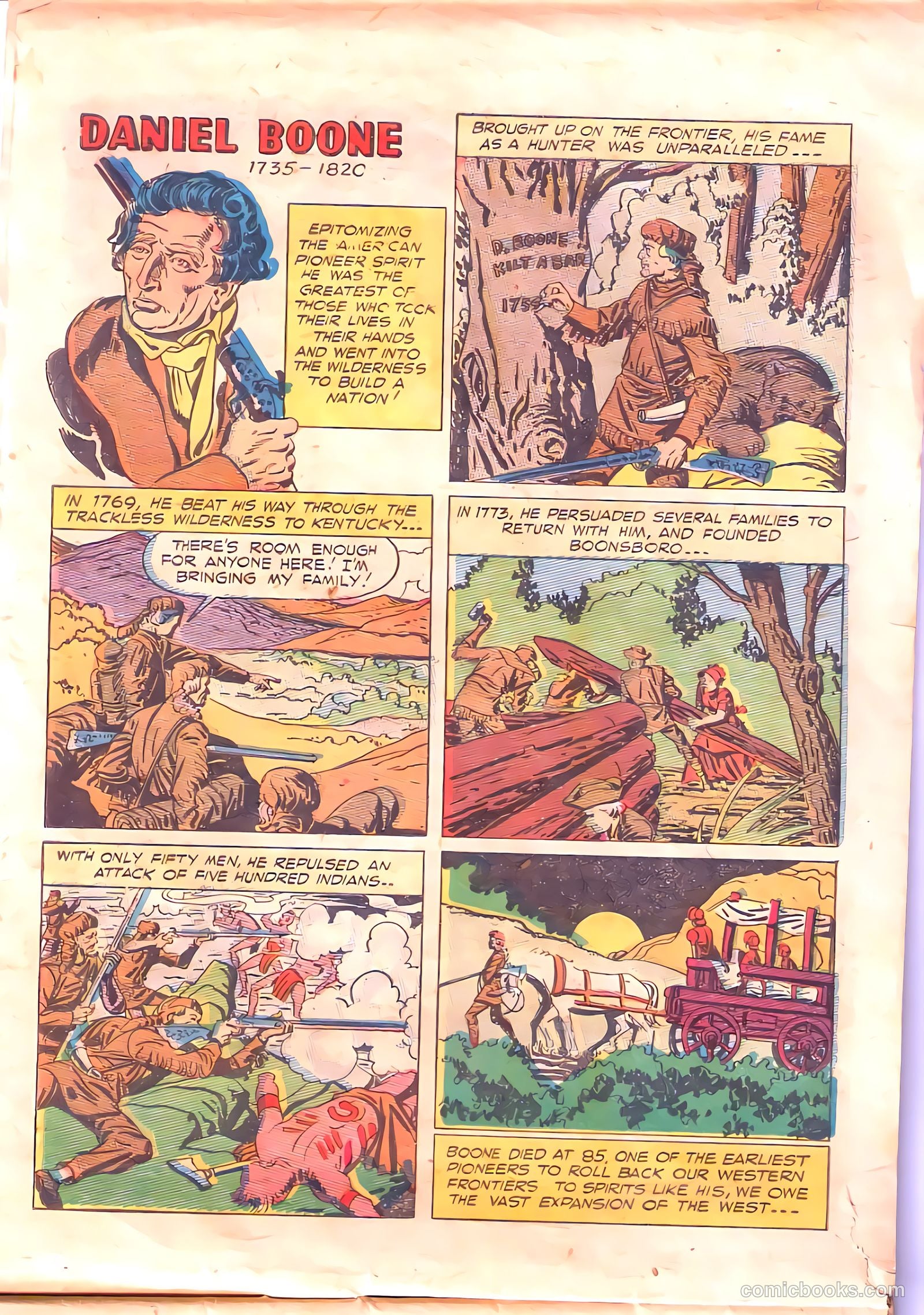 48 Famous Americans #1 (1947) — page 8 of 52