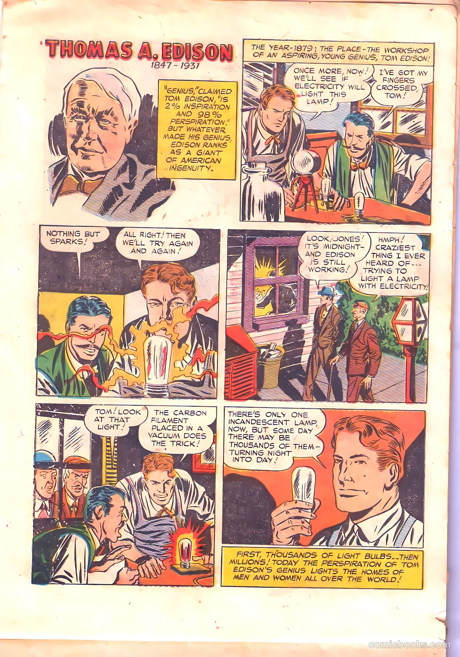 48 Famous Americans #1 (1947) — page 16 of 52