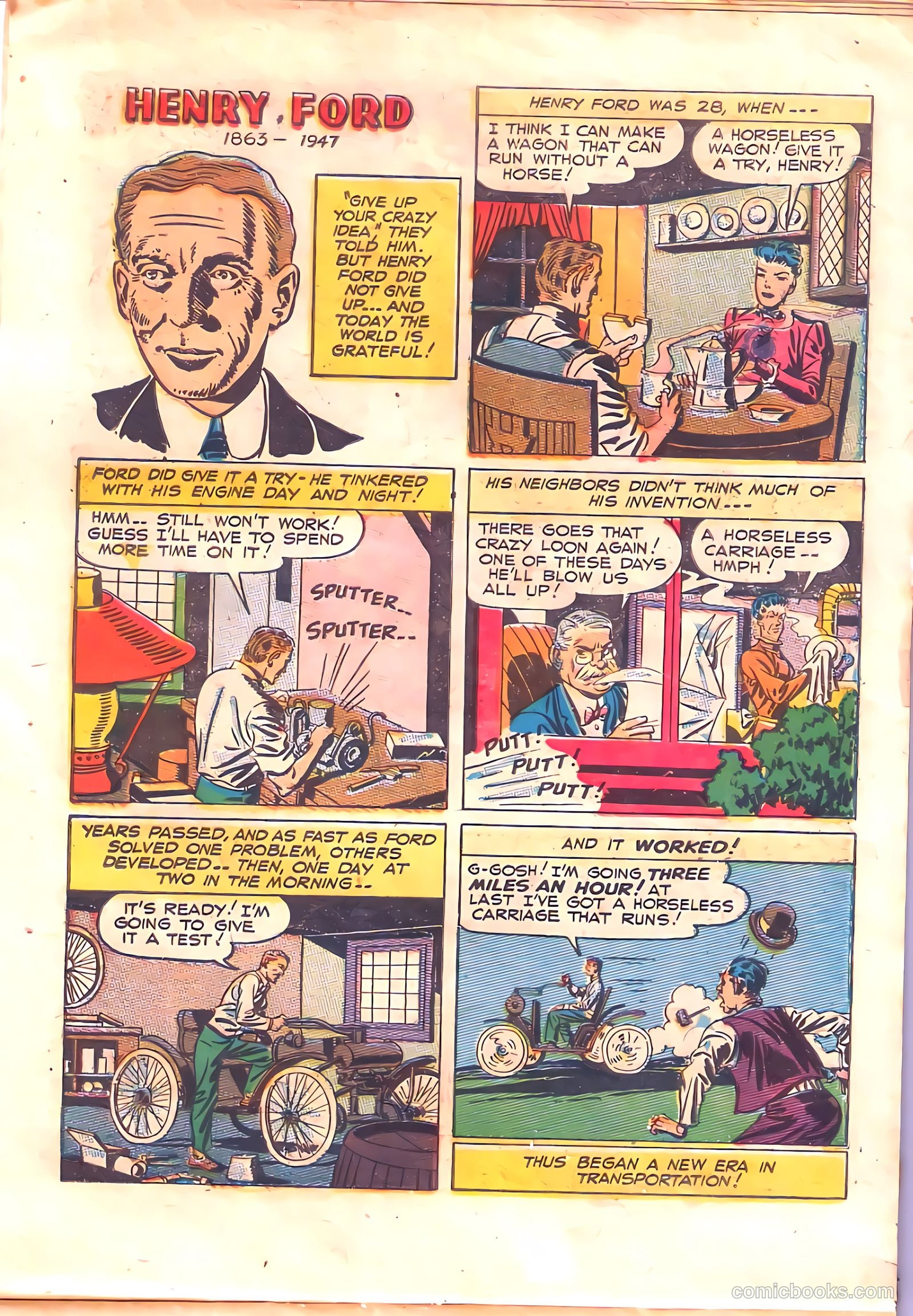 48 Famous Americans #1 (1947) — page 18 of 52
