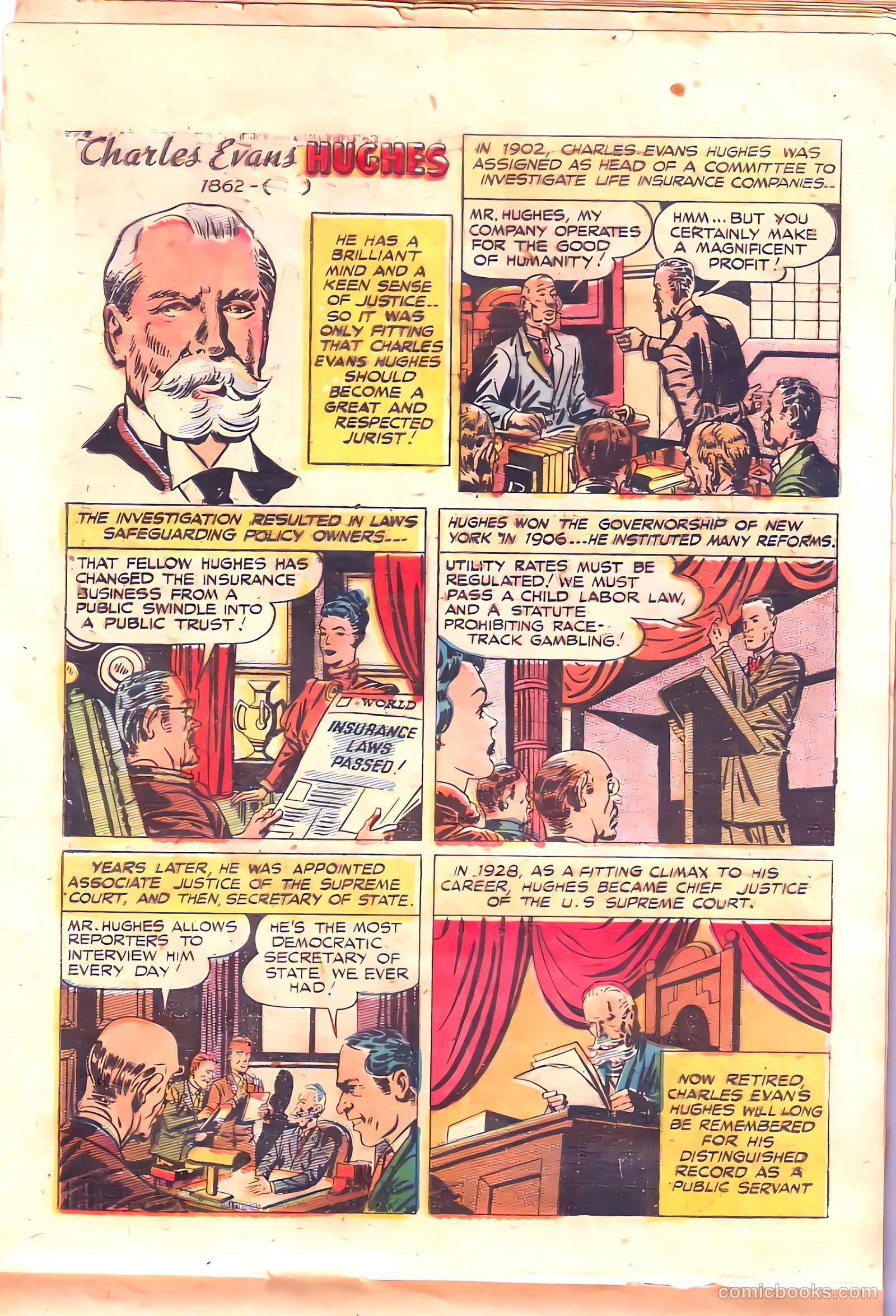 48 Famous Americans #1 (1947) — page 28 of 52