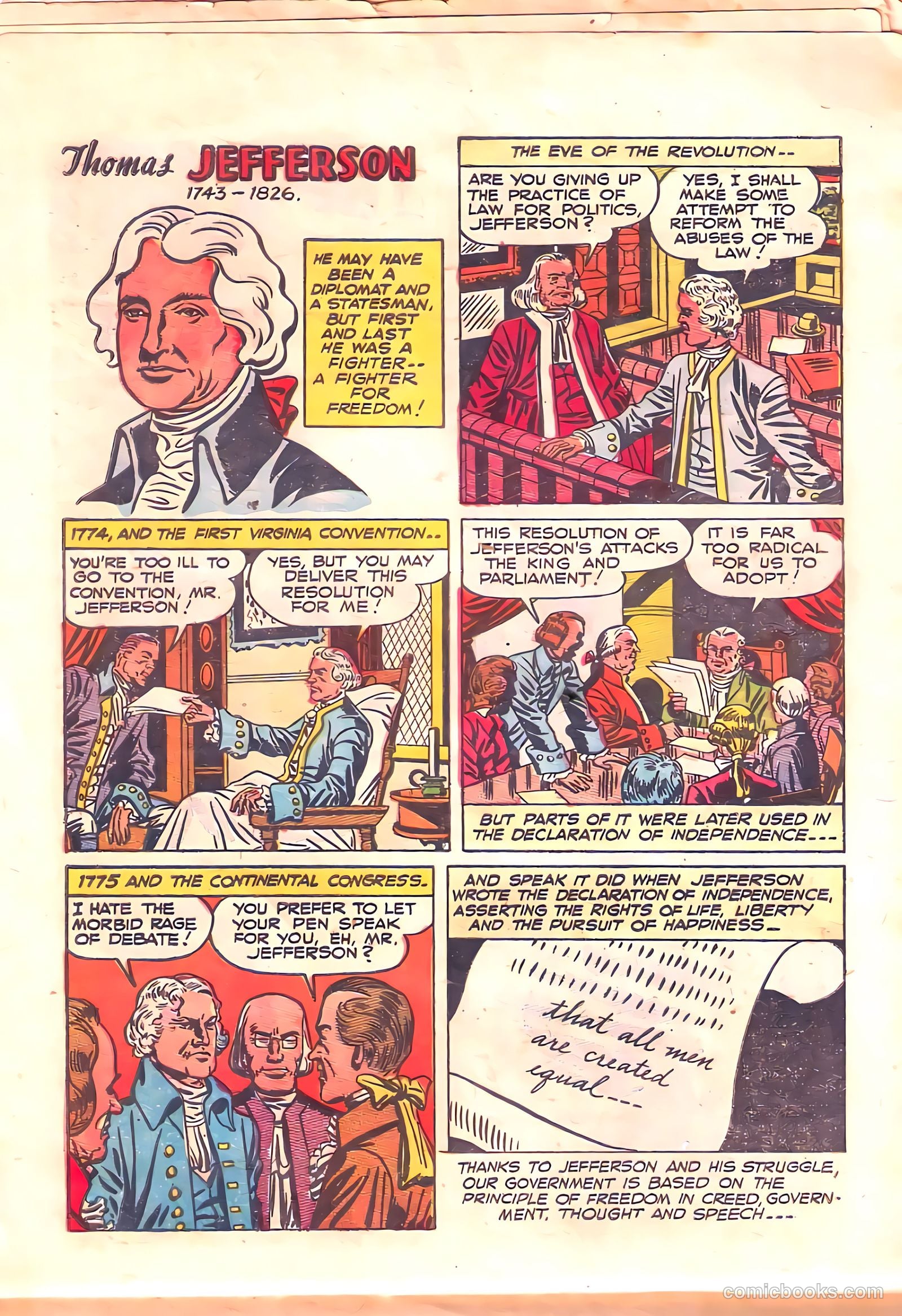 48 Famous Americans #1 (1947) — page 30 of 52