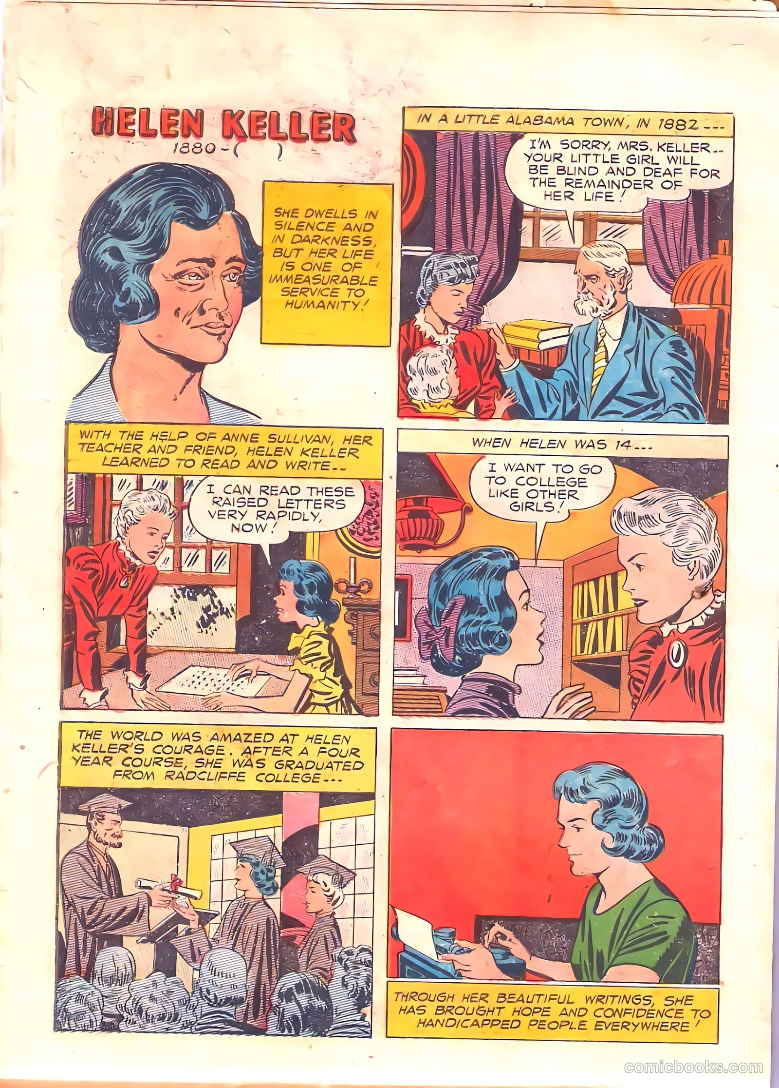 48 Famous Americans #1 (1947) — page 32 of 52