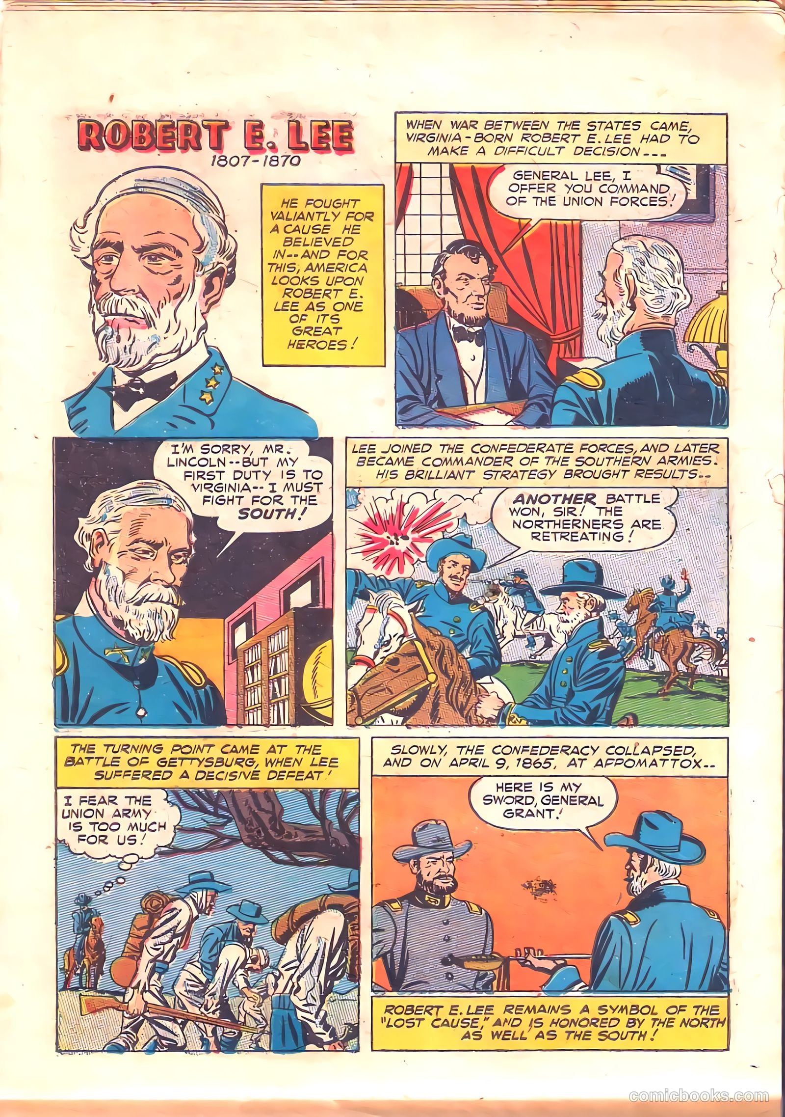 48 Famous Americans #1 (1947) — page 34 of 52