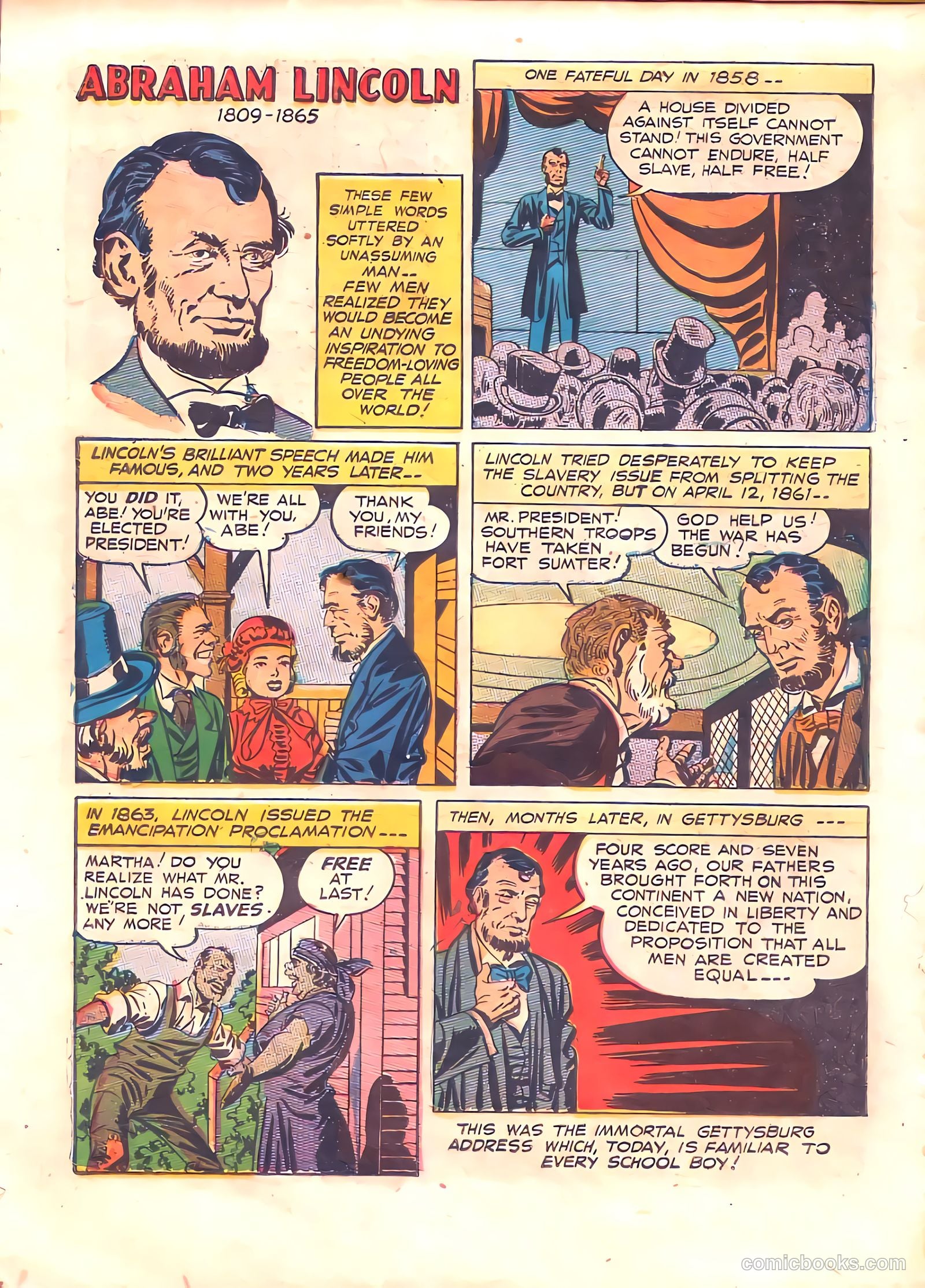 48 Famous Americans #1 (1947) — page 35 of 52