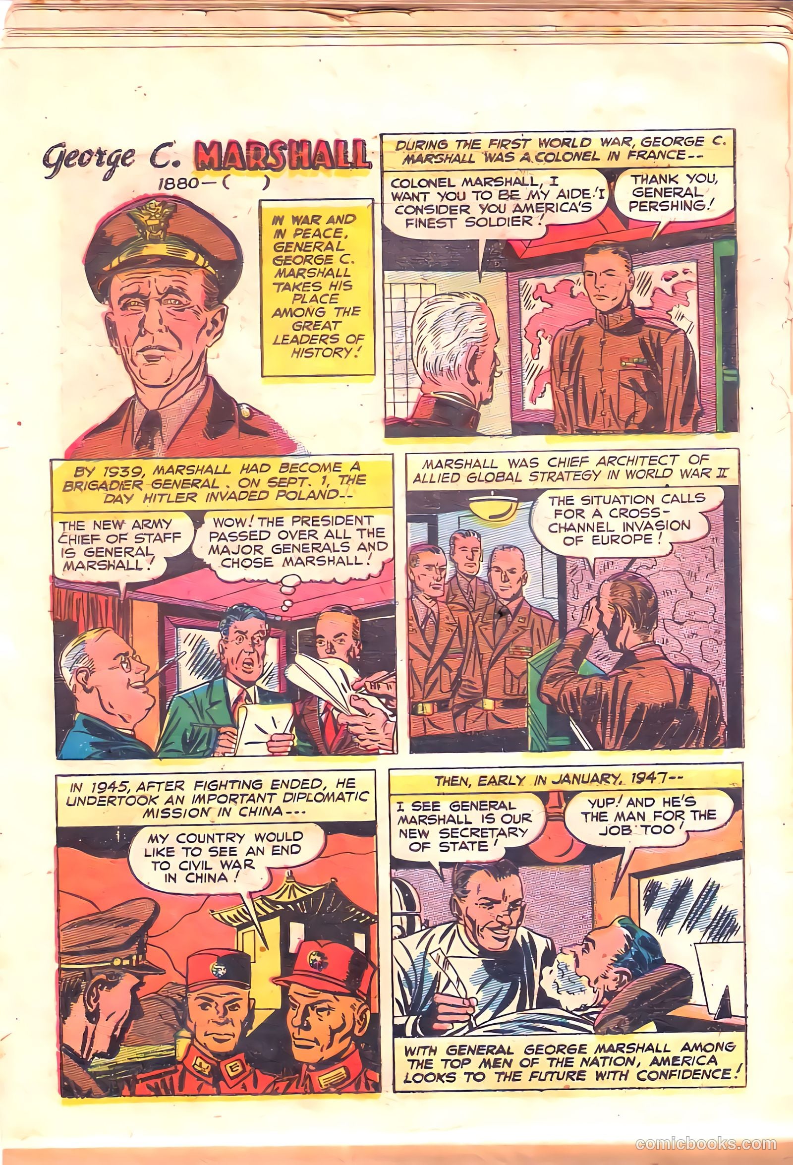 48 Famous Americans #1 (1947) — page 36 of 52