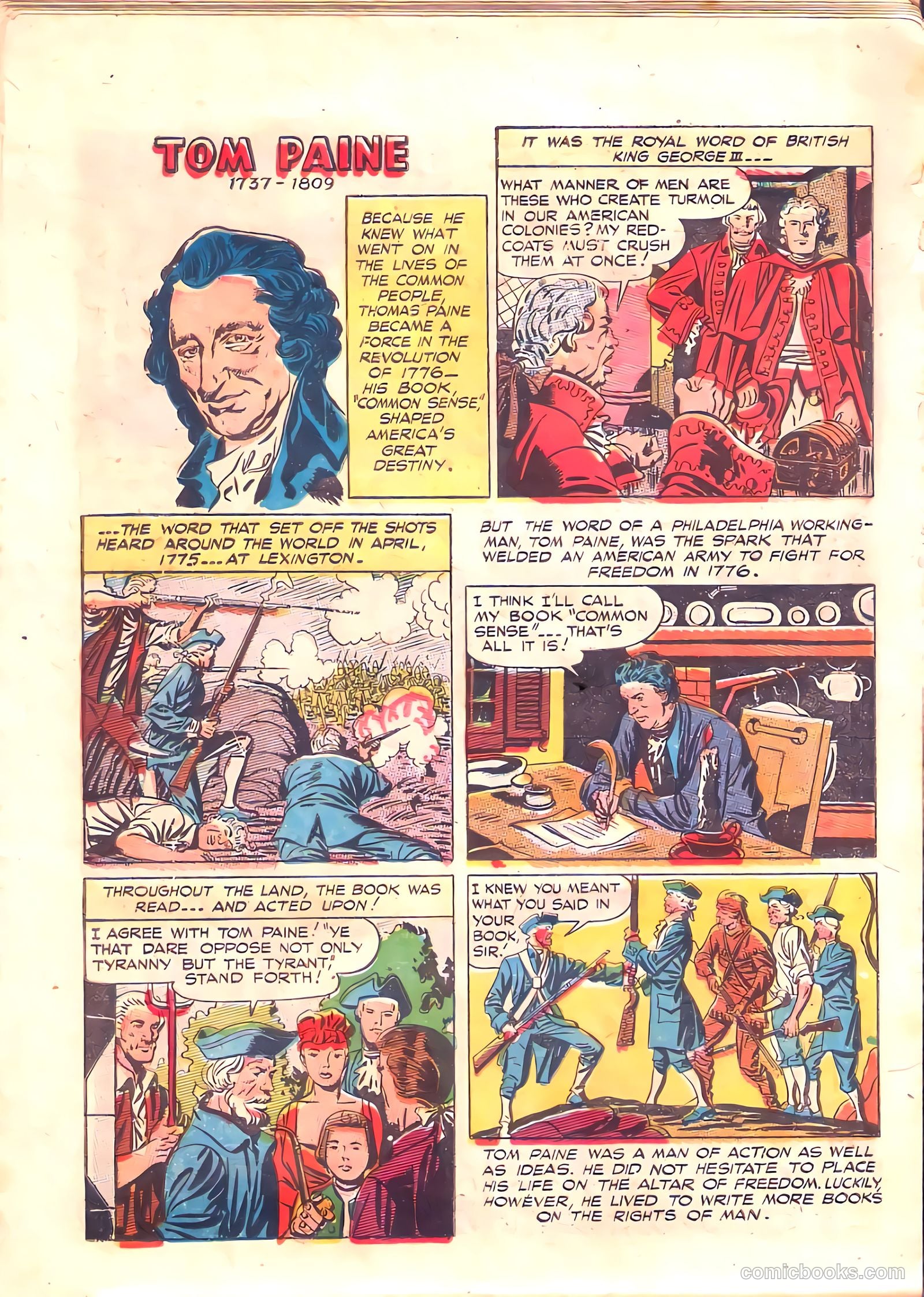 48 Famous Americans #1 (1947) — page 40 of 52