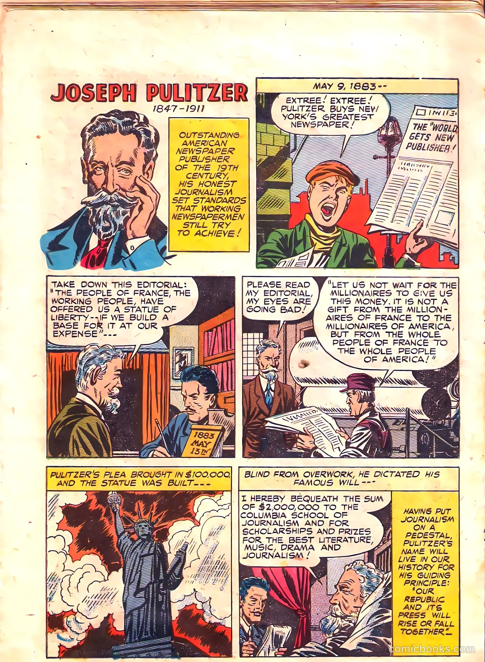 48 Famous Americans #1 (1947) — page 42 of 52