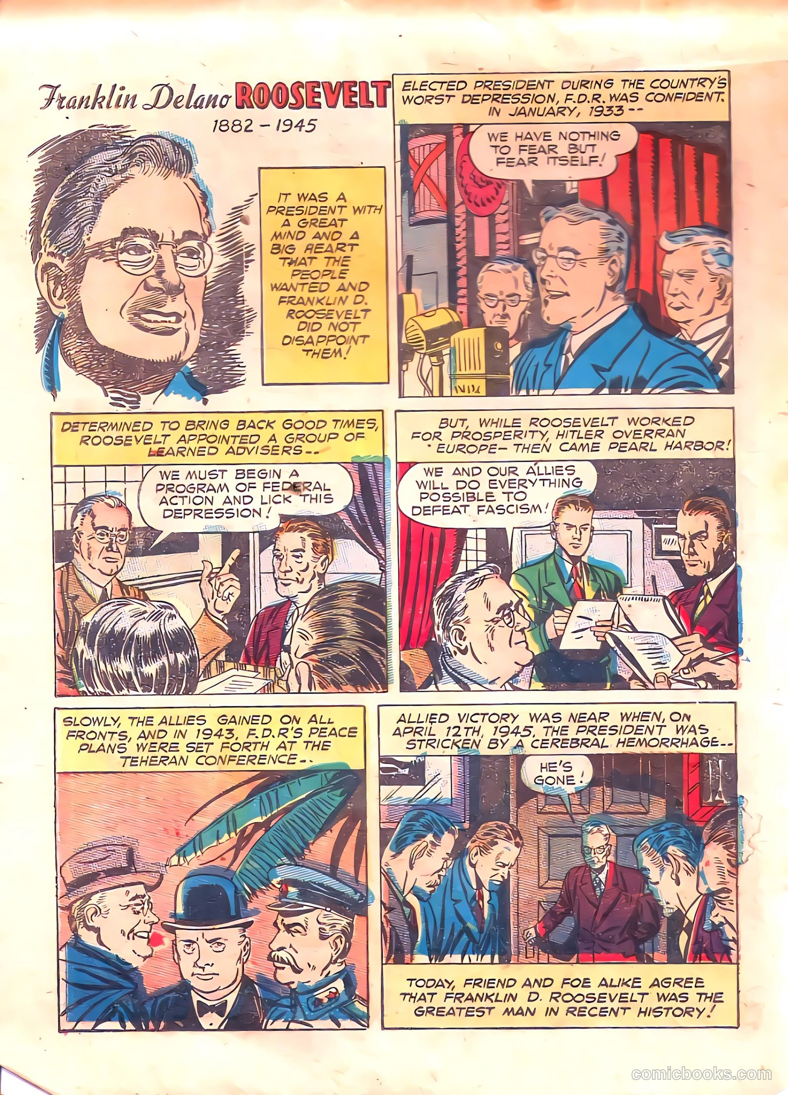 48 Famous Americans #1 (1947) — page 45 of 52