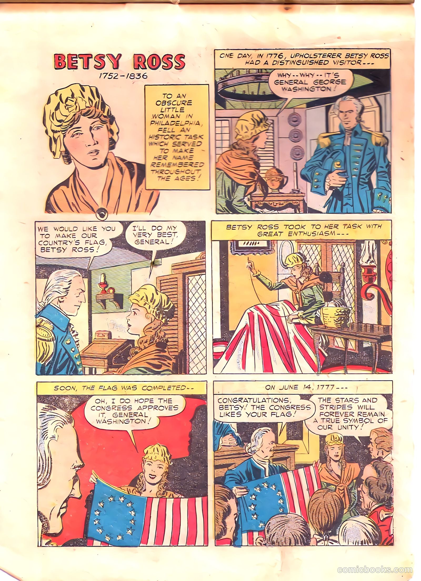 48 Famous Americans #1 (1947) — page 47 of 52