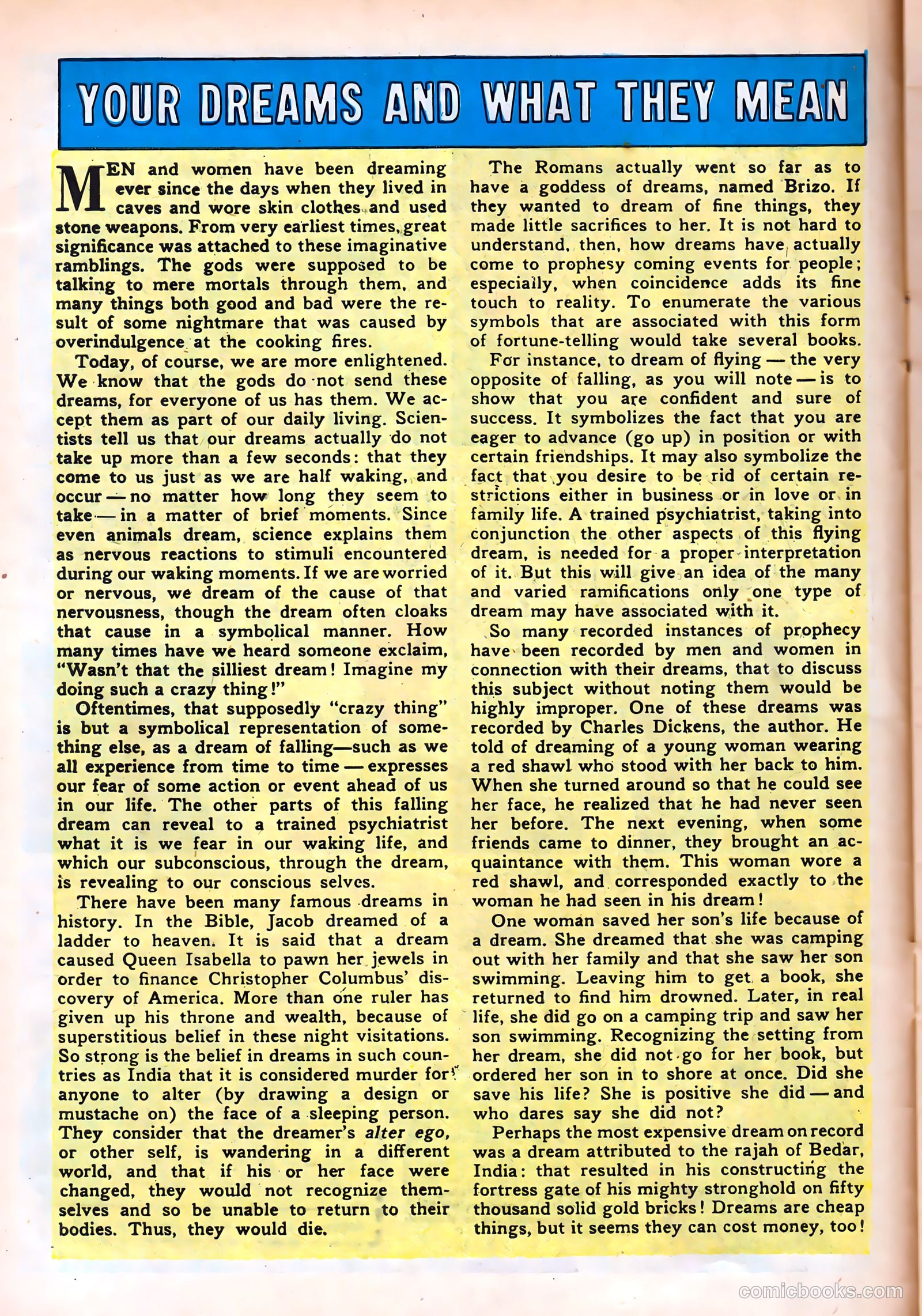 Dream Book of Love #1 (1954) — page 10 of 36