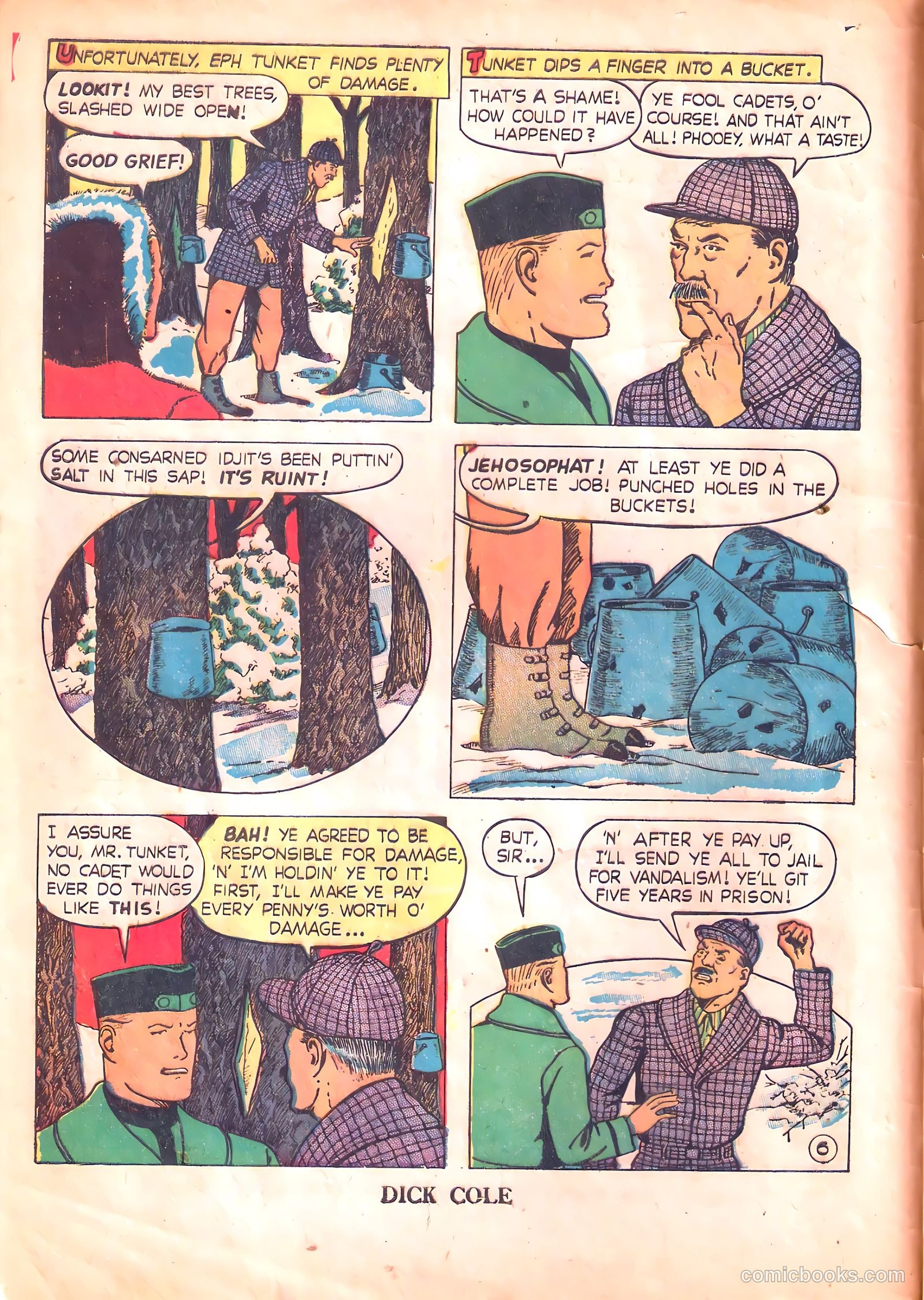 Dick Cole #3 (1948) — page 8 of 36