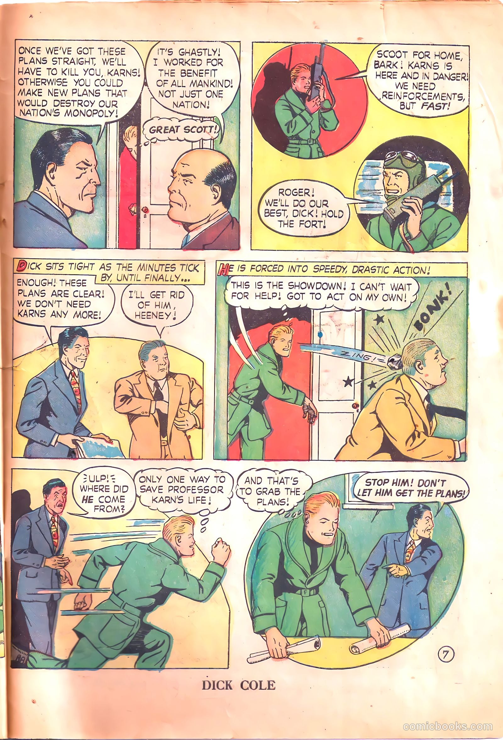 Dick Cole #3 (1948) — page 31 of 36