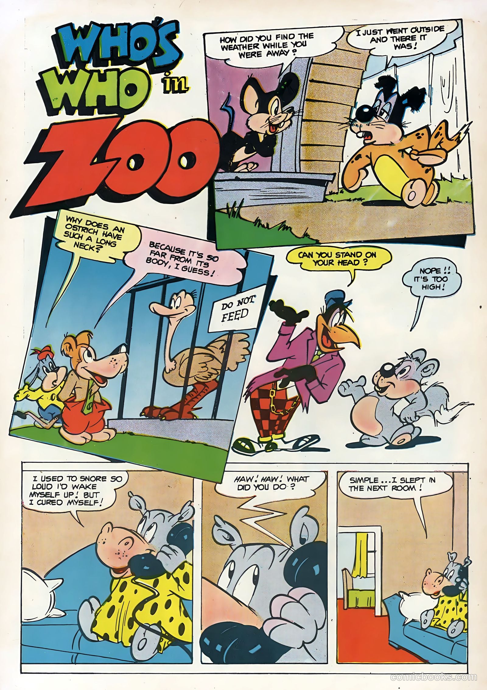 Zoo Funnies v2 #5 — page 36 of 36