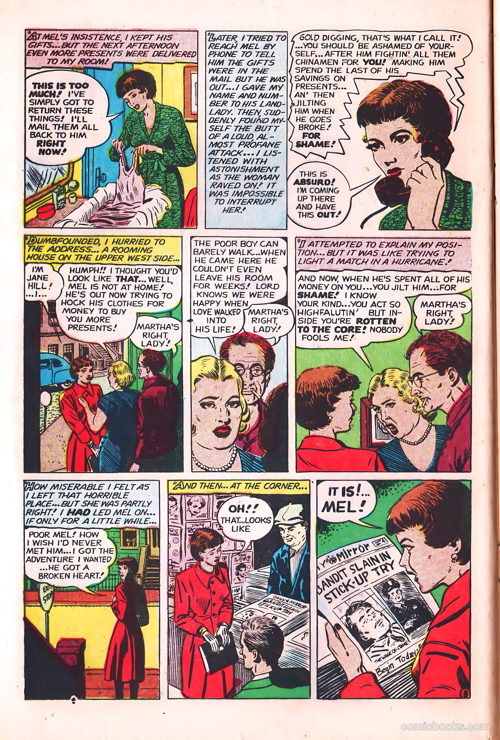 Young Romance #74 (1953) — page 17 of 37