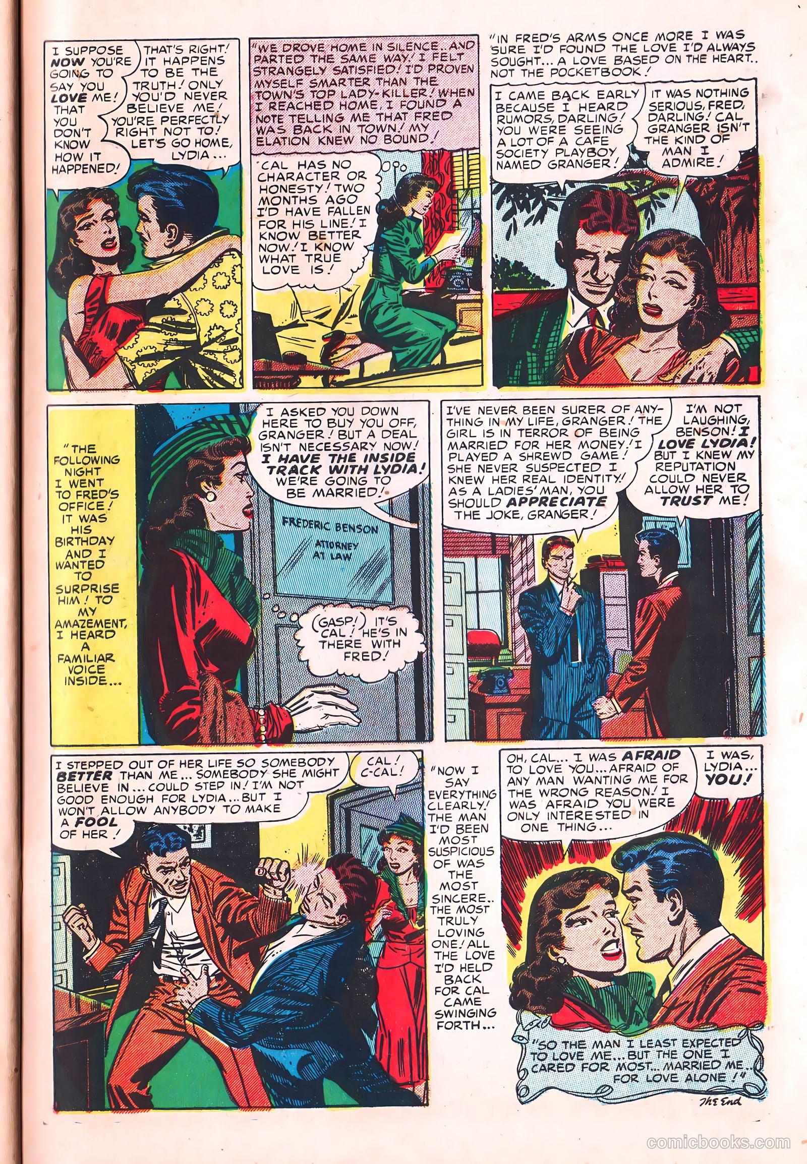 Young Romance #74 (1953) — page 34 of 37