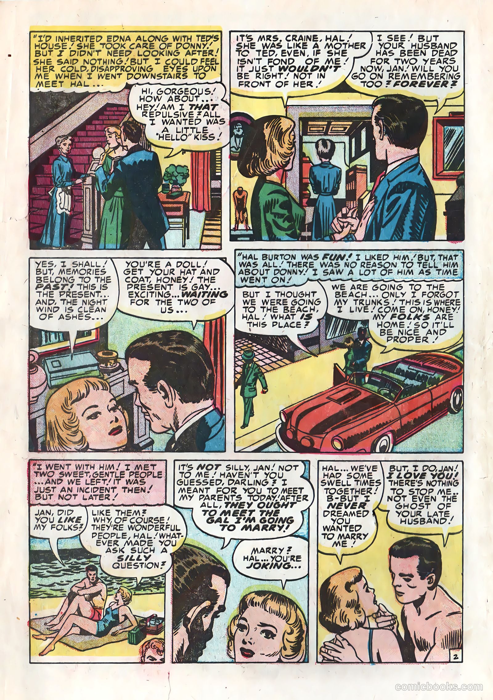 Young Brides #6 (1952) — page 4 of 36