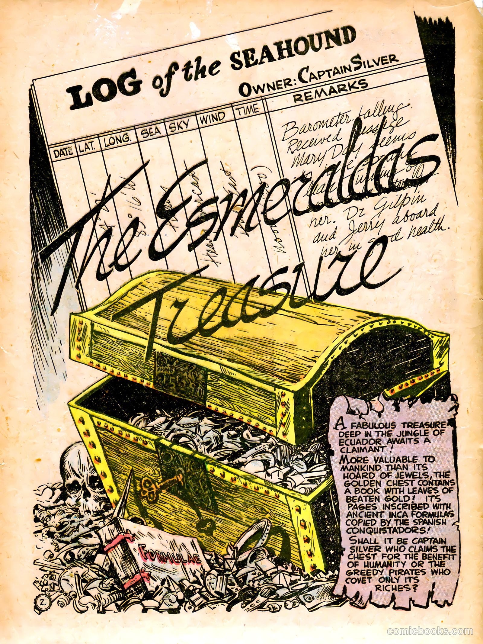 Captain Silver's Log of the Sea Hound #1 (1945) — page 4 of 52
