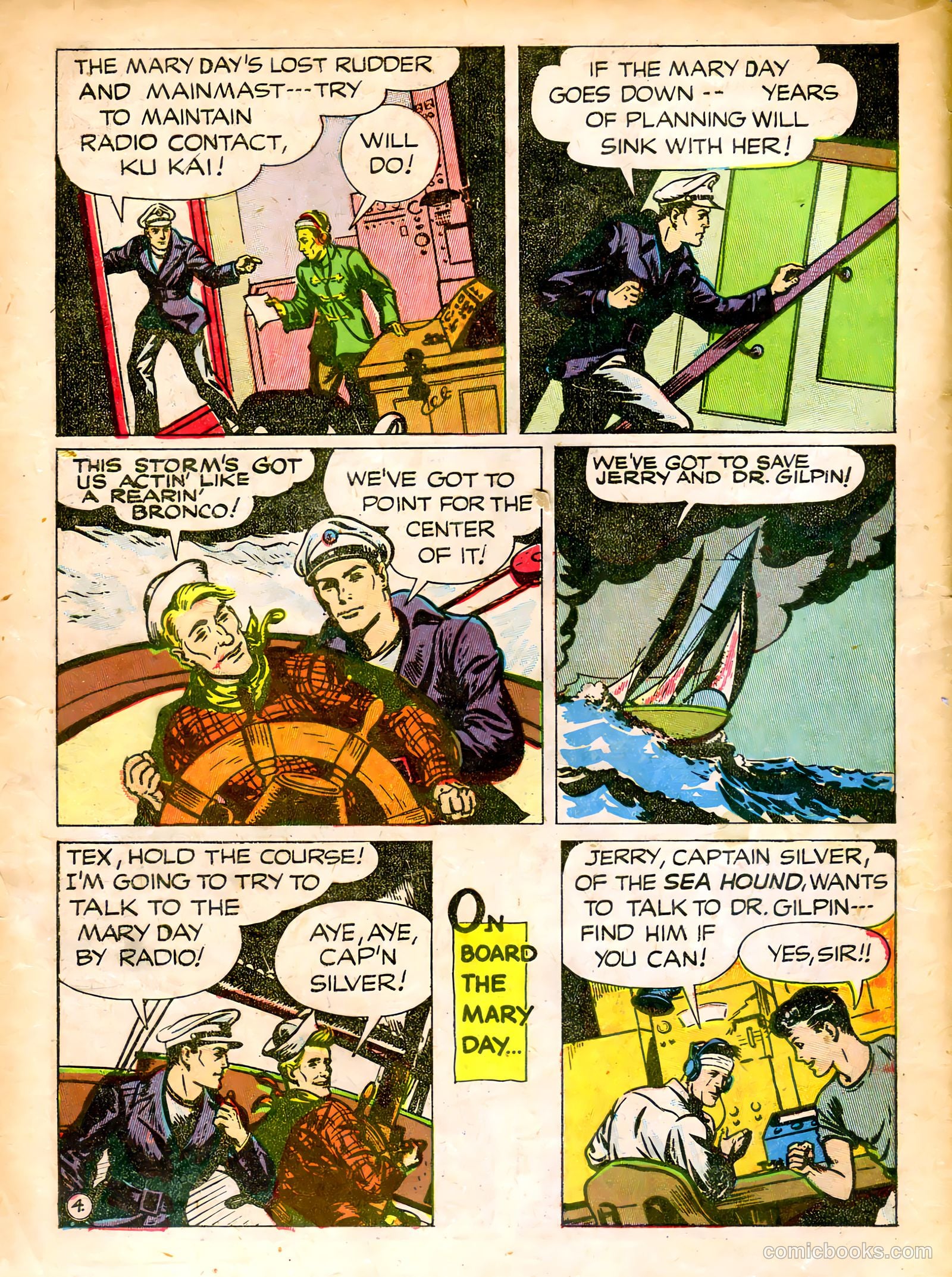 Captain Silver's Log of the Sea Hound #1 (1945) — page 6 of 52