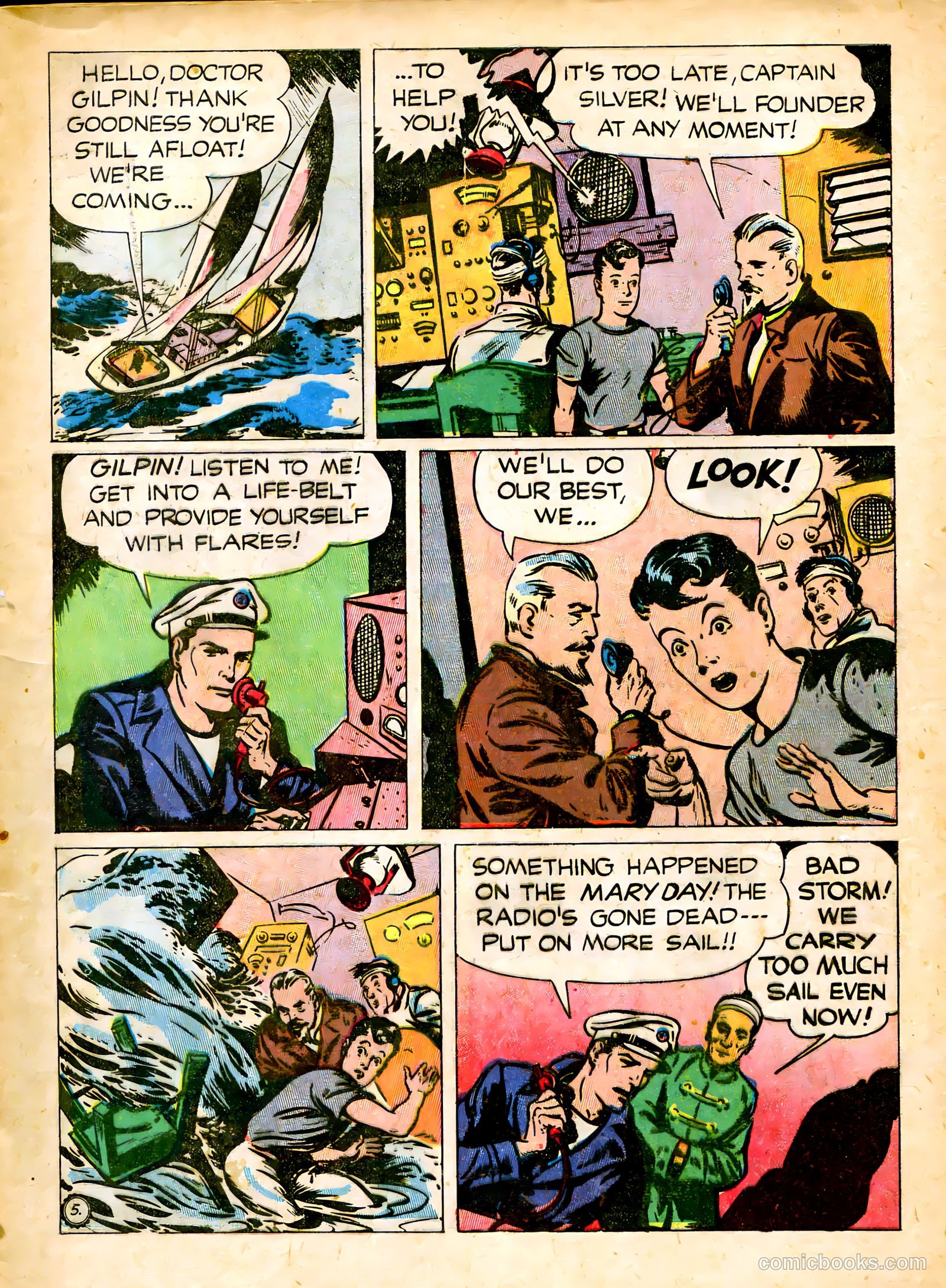 Captain Silver's Log of the Sea Hound #1 (1945) — page 7 of 52