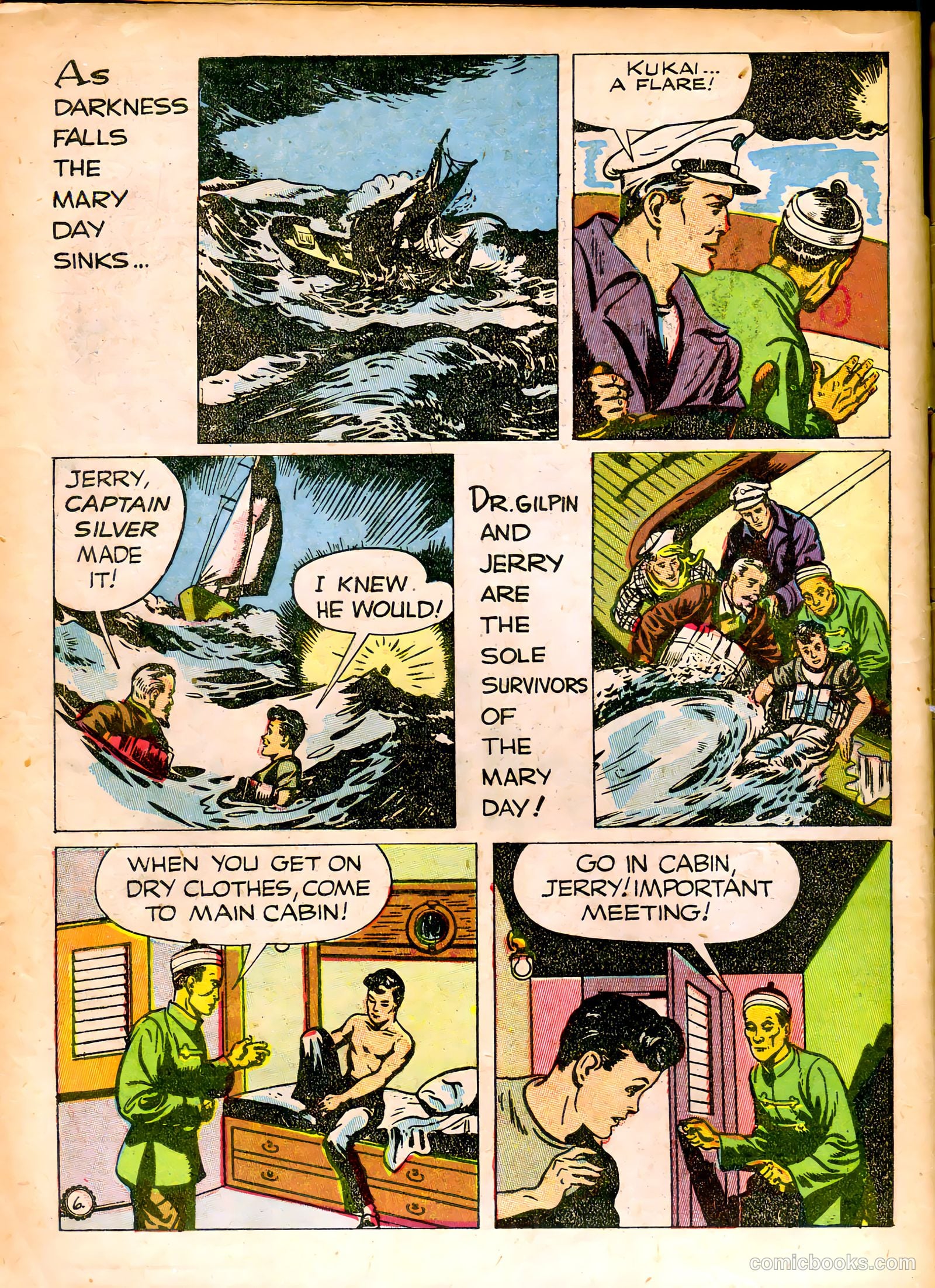 Captain Silver's Log of the Sea Hound #1 (1945) — page 8 of 52